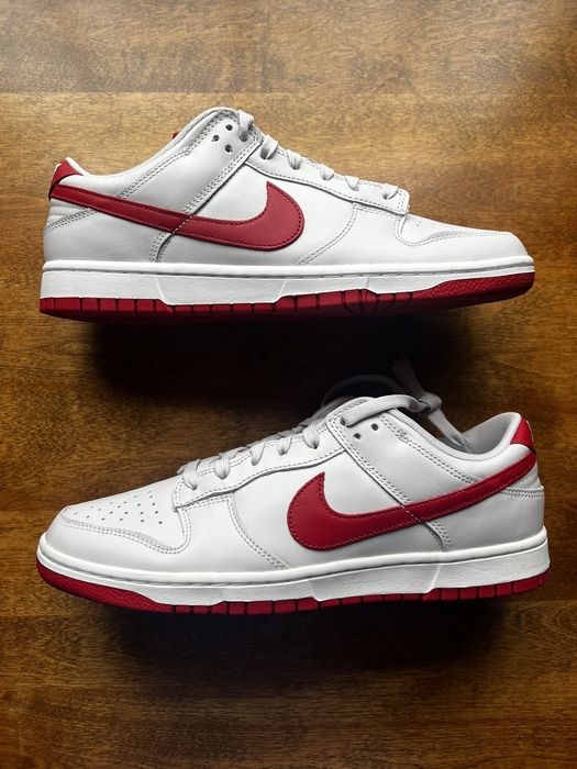 Nike Nike Dunk Low Vast Grey Red | Grailed