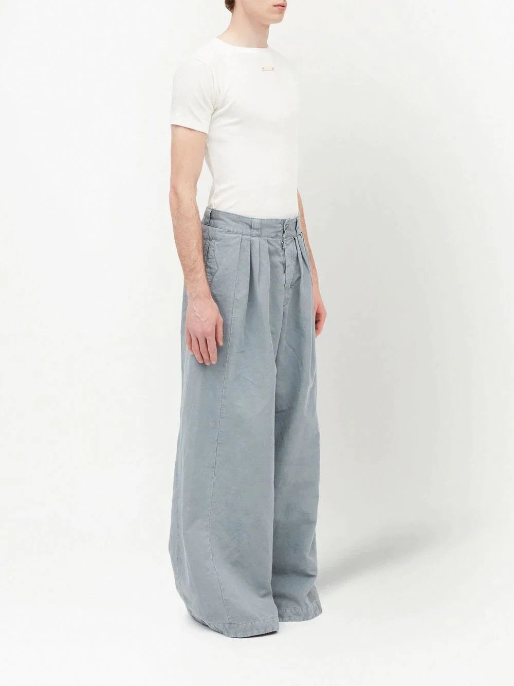 Maison Margiela Margiela wide two tuck pants Size US 32 / EU 48 - 3 Thumbnail