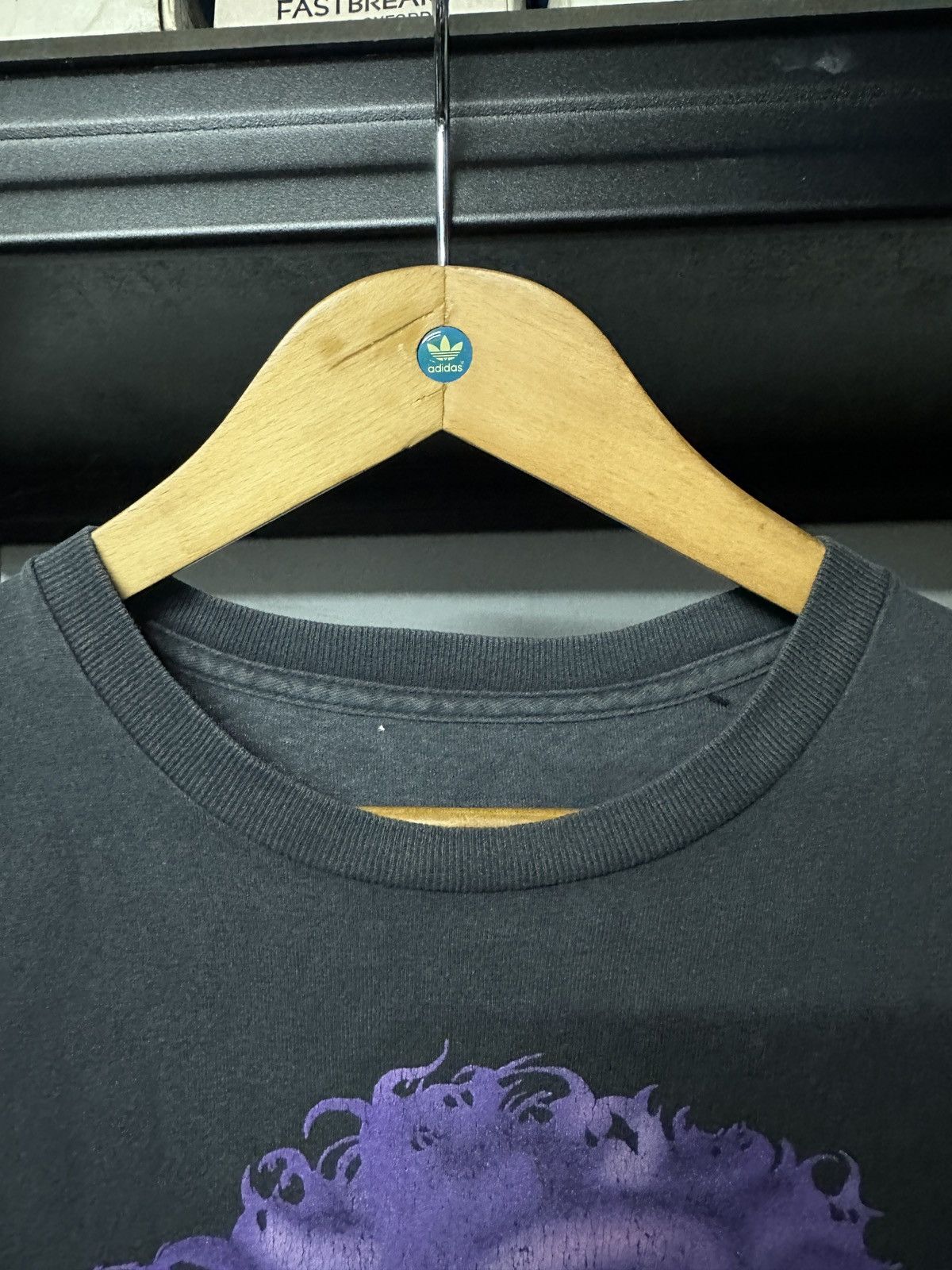 Band Tees × Vintage Vintage Jimi Hendrix Pupple Haze Faded Tee Size US XL / EU 56 / 4 - 4 Thumbnail