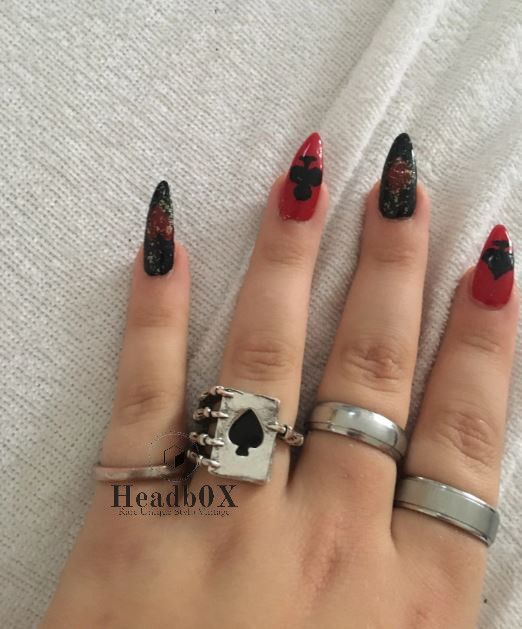 Jewelry Claw Playing Card Ring Size ONE SIZE - 2 Thumbnail