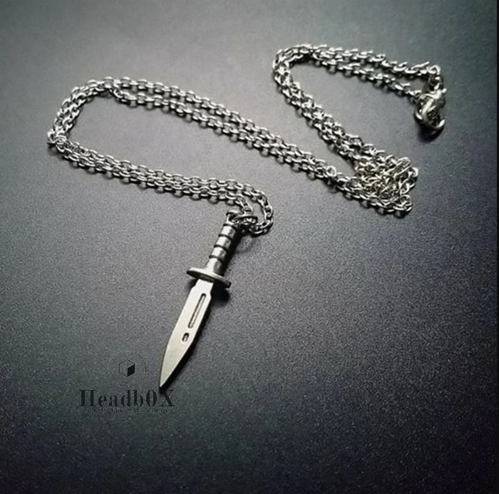 Jewelry Knife Dagger Pendant Chokers Necklace Size ONE SIZE - 1 Thumbnail