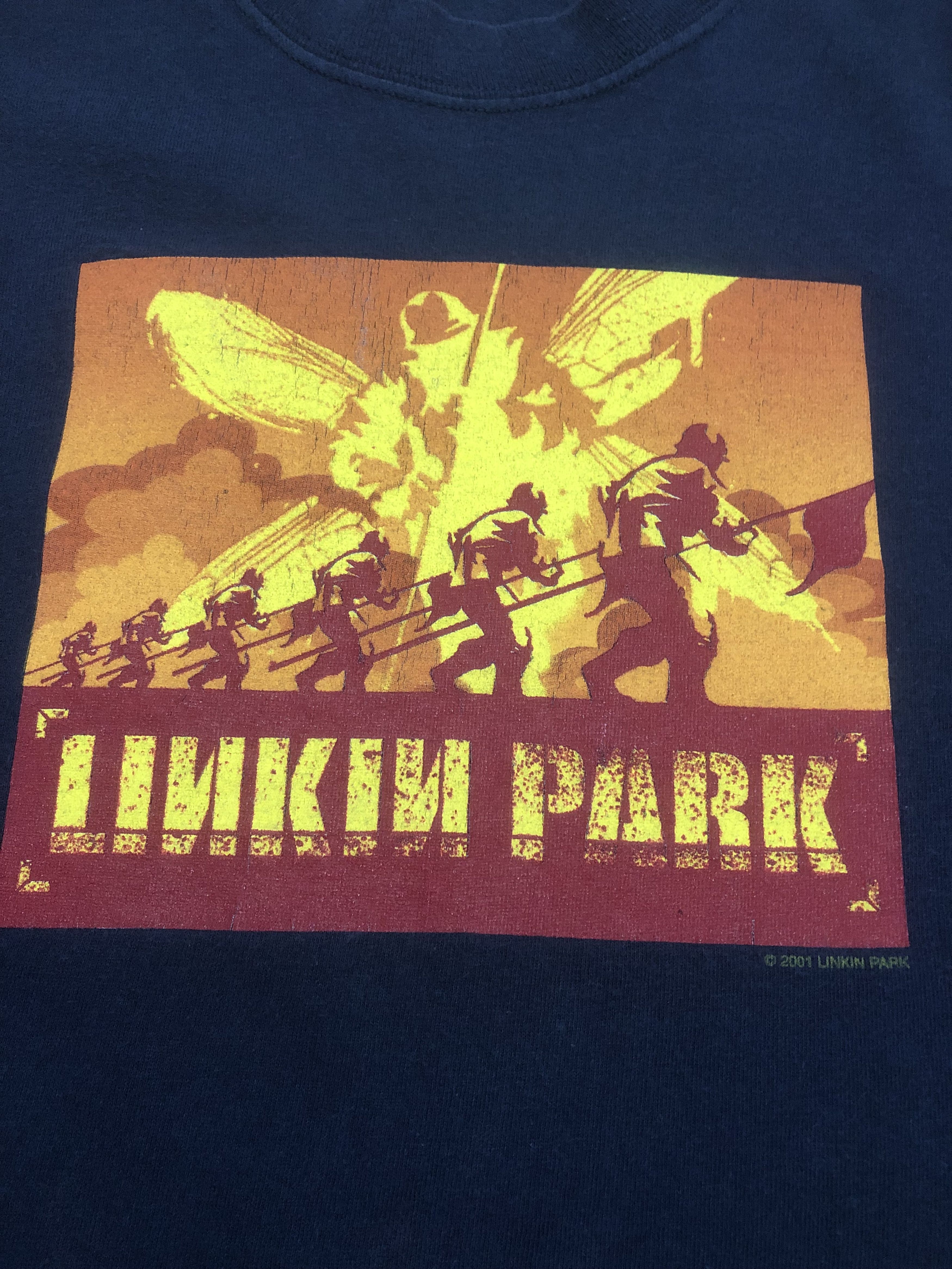 Band Tees × Vintage Vintage Rock Band Linkin Park T-shirts Size US L / EU 52-54 / 3 - 3 Thumbnail