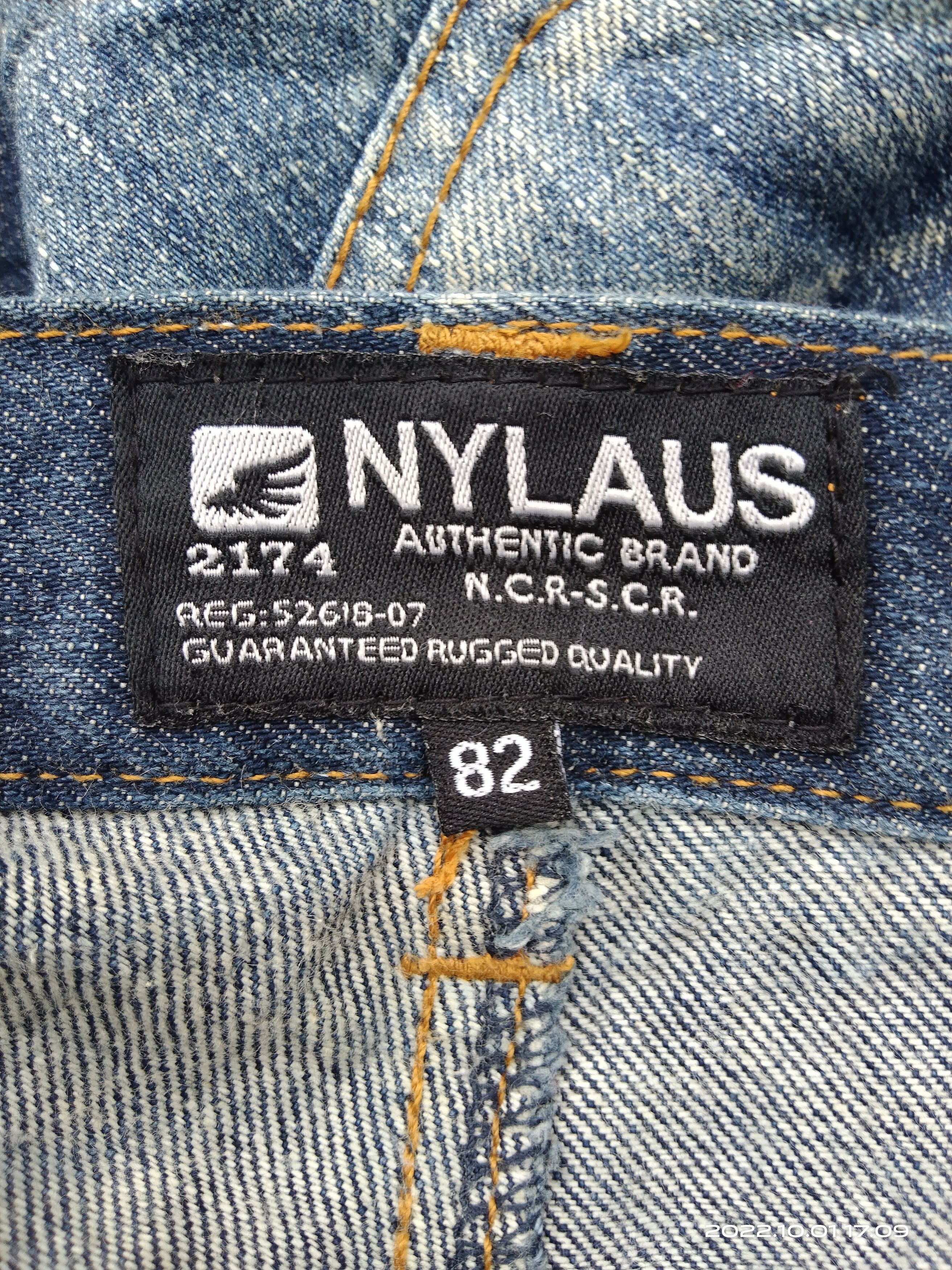 Japanese Brand SUPER SICK🔥ELECTRIC SHOCKING⚡ NYLAUS AUTHENTIC DOUBLE WAIST Size US 31 - 8 Thumbnail