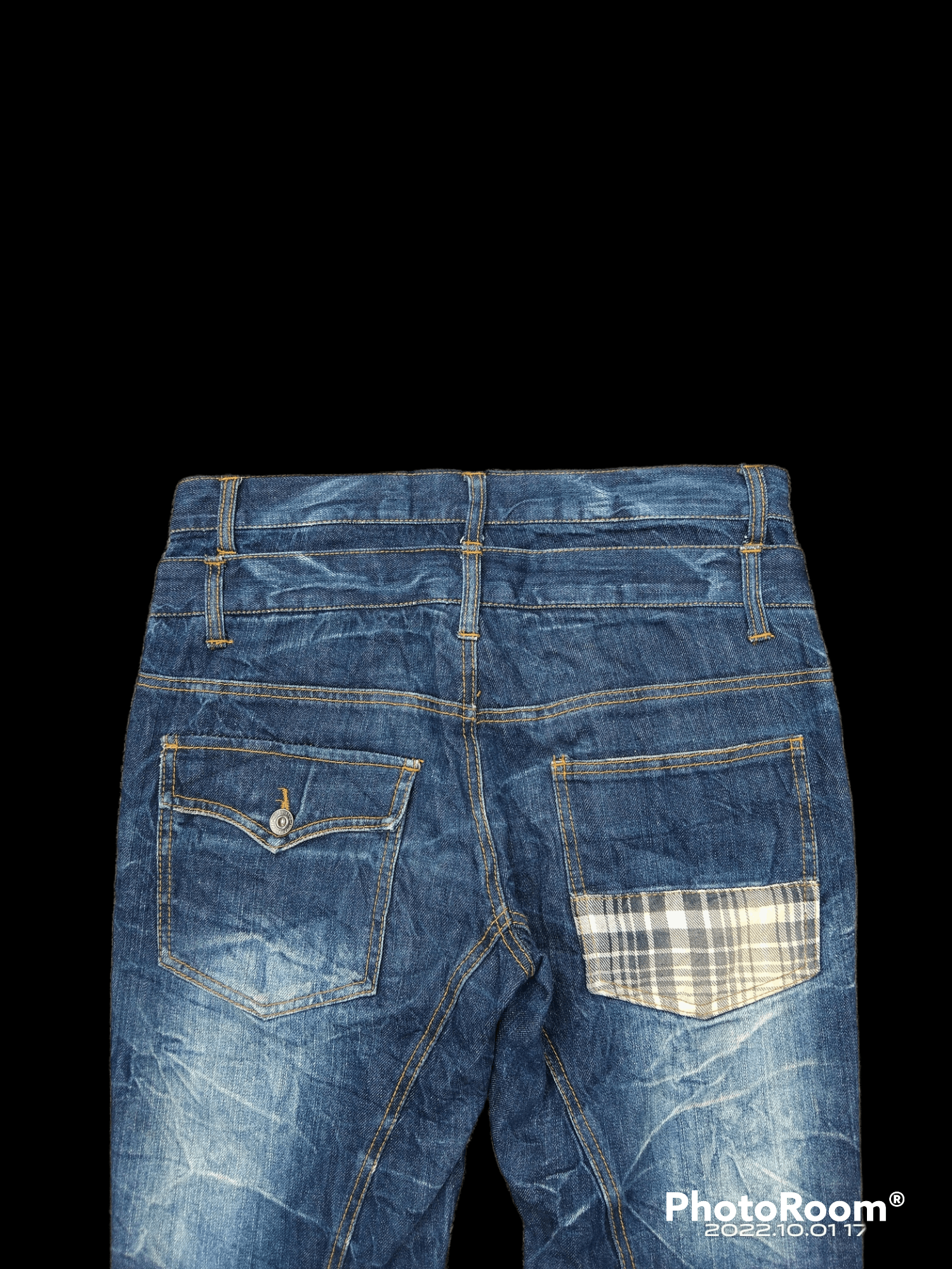Japanese Brand SUPER SICK🔥ELECTRIC SHOCKING⚡ NYLAUS AUTHENTIC DOUBLE WAIST Size US 31 - 4 Thumbnail
