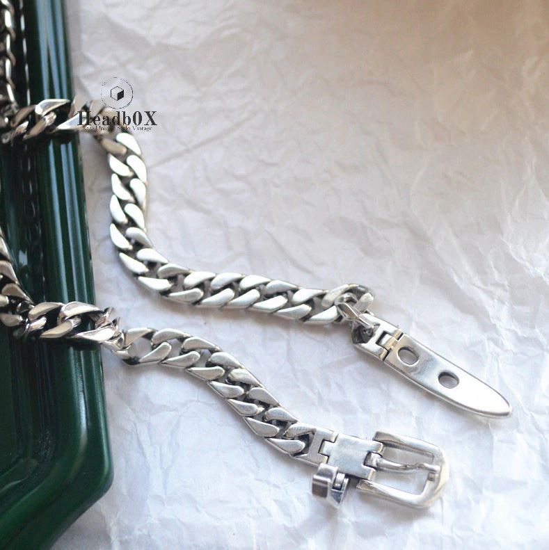 Jewelry Unique Belt Buckle Chain Necklace Size ONE SIZE - 5 Thumbnail
