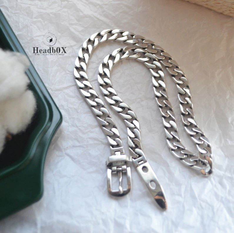 Jewelry Unique Belt Buckle Chain Necklace Size ONE SIZE - 2 Thumbnail