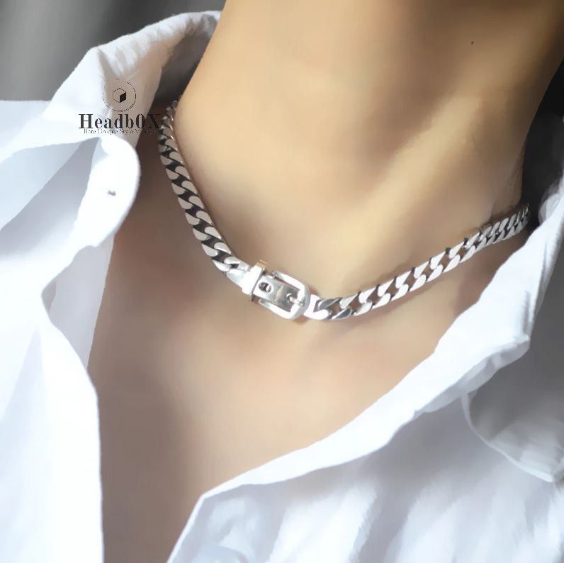 Jewelry Unique Belt Buckle Chain Necklace Size ONE SIZE - 1 Thumbnail