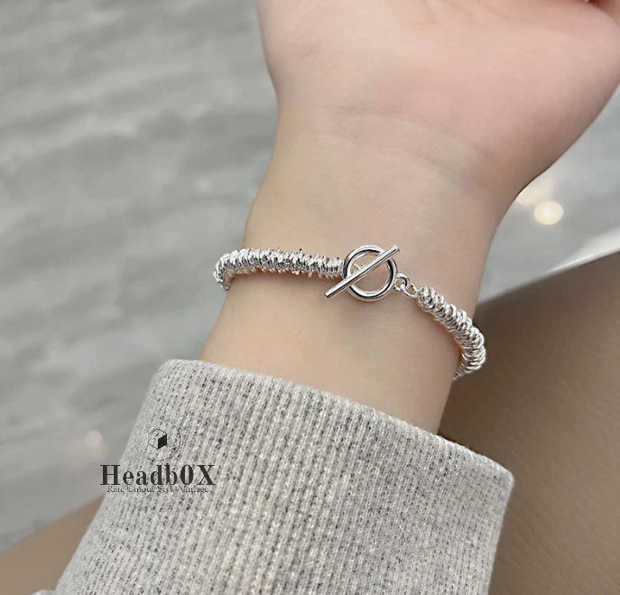 Jewelry Hiphop Round Chain Bracelet Size ONE SIZE - 1 Thumbnail