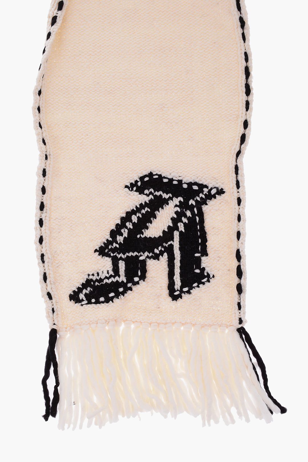 Alexander McQueen Scarf in White Size ONE SIZE - 3 Thumbnail