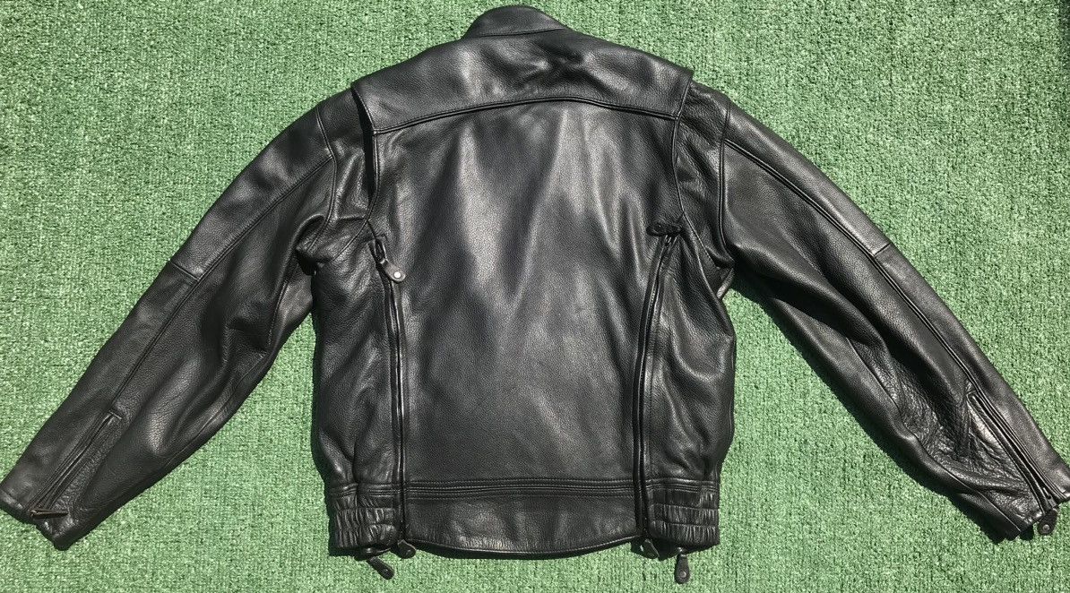Harley Davidson Harley Davidson Embossed Letters Thick Leather Jacket Womens Size S / US 4 / IT 40 - 11 Thumbnail