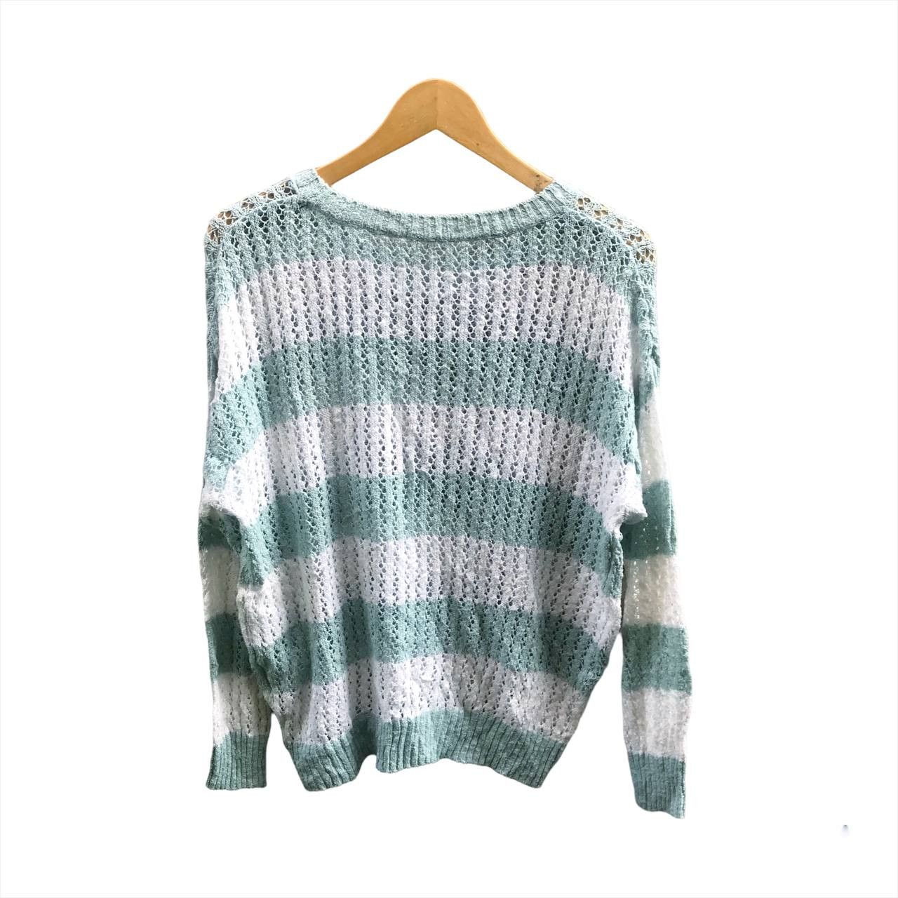 20471120 × Beauty Beast × Hysteric Glamour 1990s Colza Japanese Brand Open Knitted Grunge Size US M / EU 48-50 / 2 - 2 Thumbnail