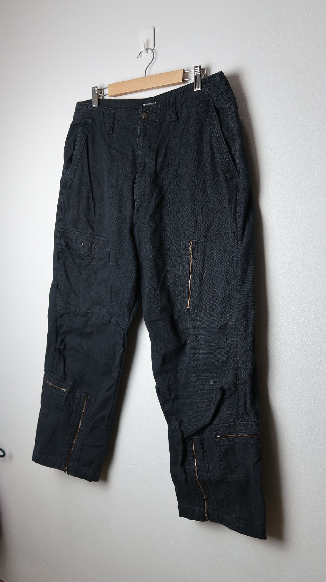 Japanese Brand Amore Puro Multipocket Zipper Workwear Cargo Pants Size US 33 - 16 Thumbnail