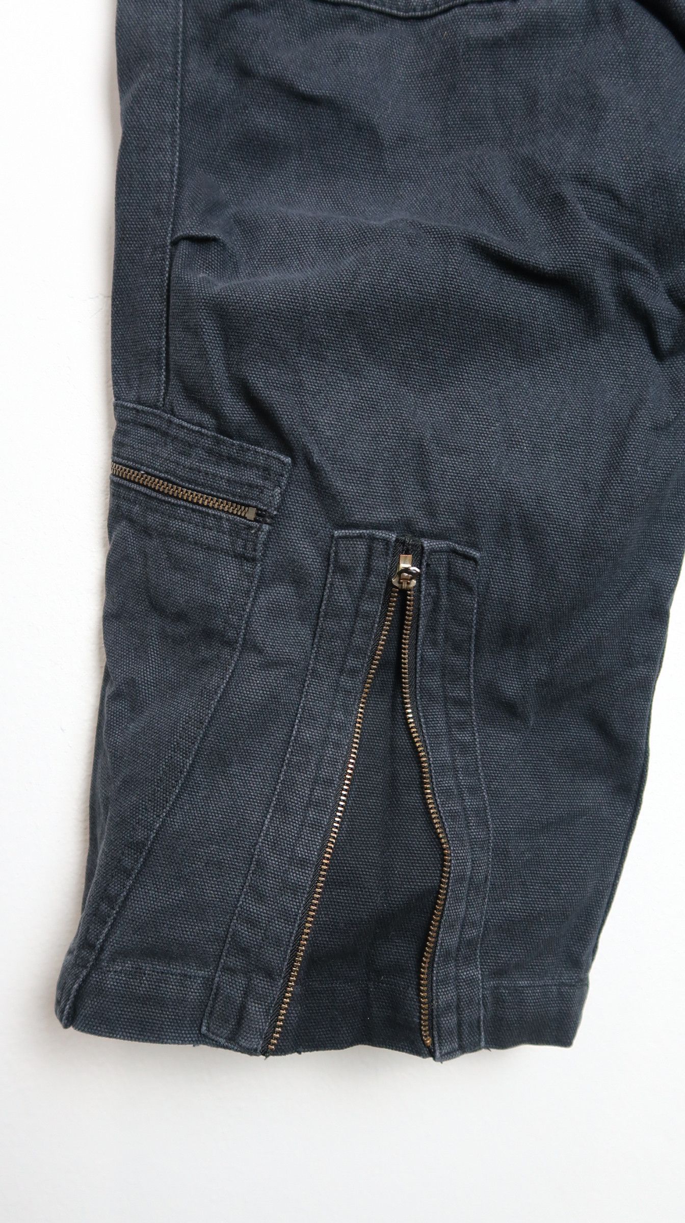 Japanese Brand Amore Puro Multipocket Zipper Workwear Cargo Pants Size US 33 - 13 Thumbnail