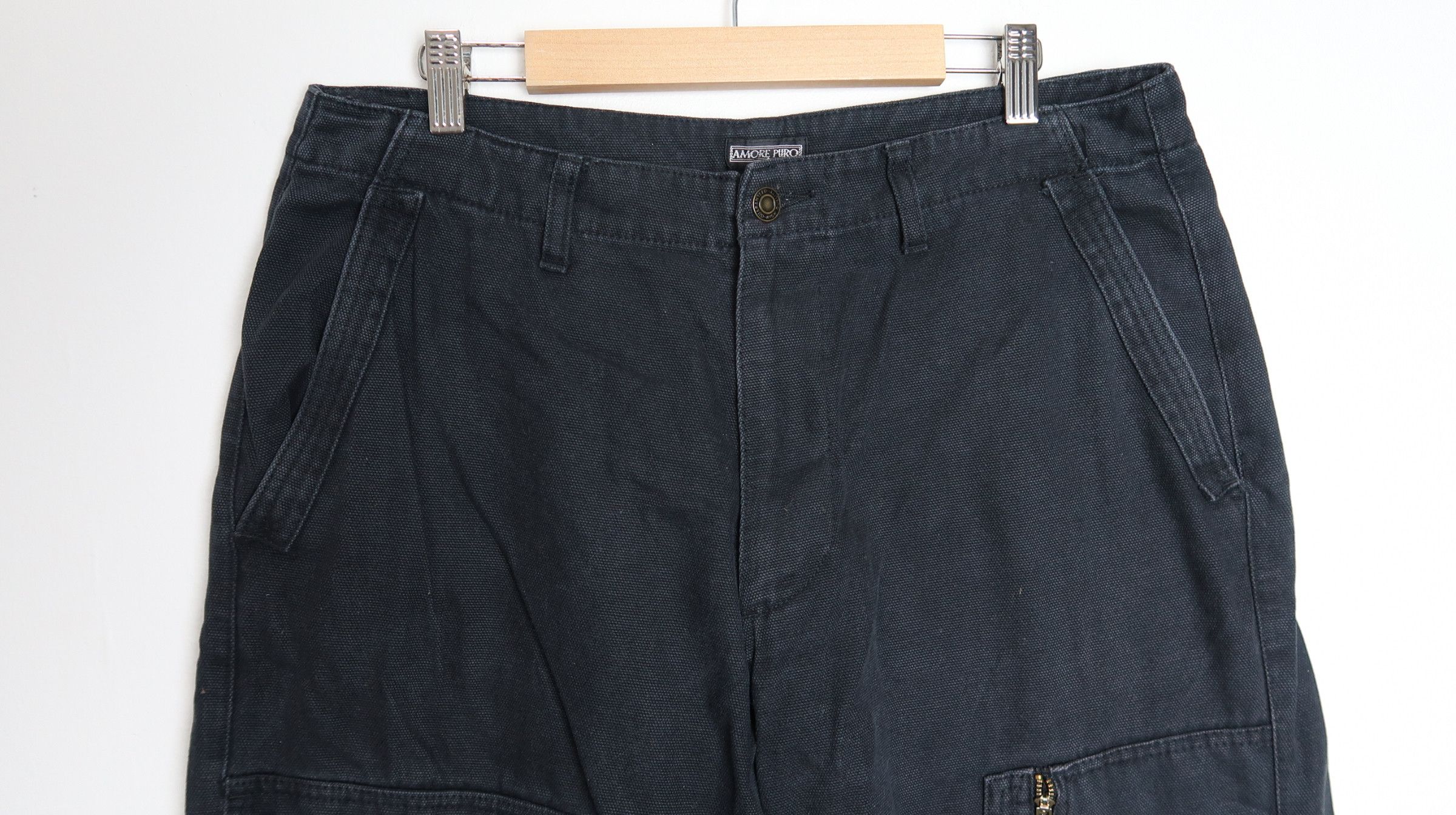Japanese Brand Amore Puro Multipocket Zipper Workwear Cargo Pants Size US 33 - 10 Thumbnail