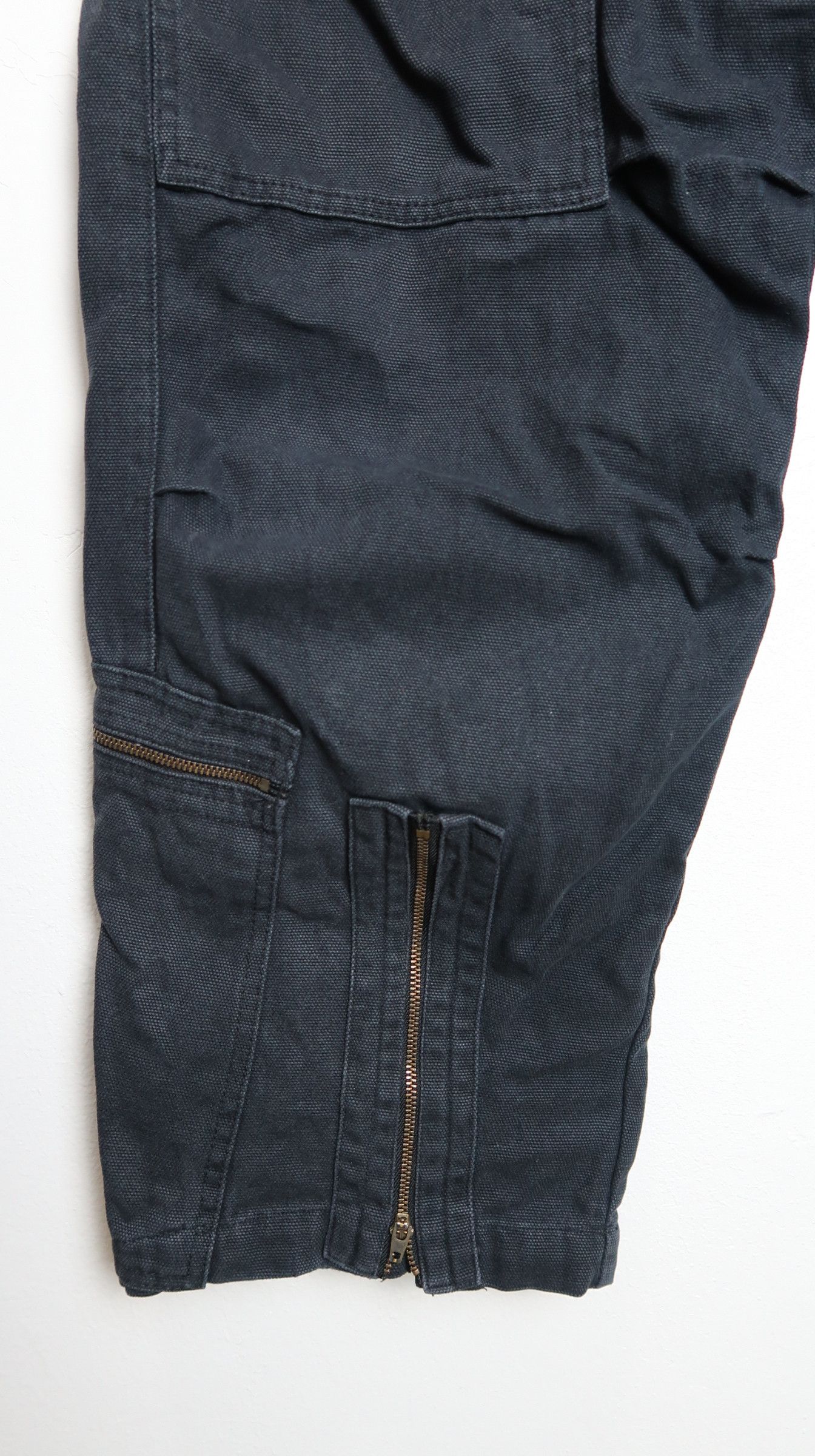 Japanese Brand Amore Puro Multipocket Zipper Workwear Cargo Pants Size US 33 - 7 Thumbnail