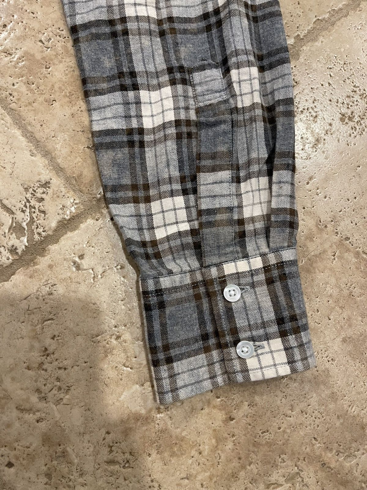 Faith Connexion Faith Connexion Fit Check Shirt in Black / White Size US XL / EU 56 / 4 - 9 Thumbnail