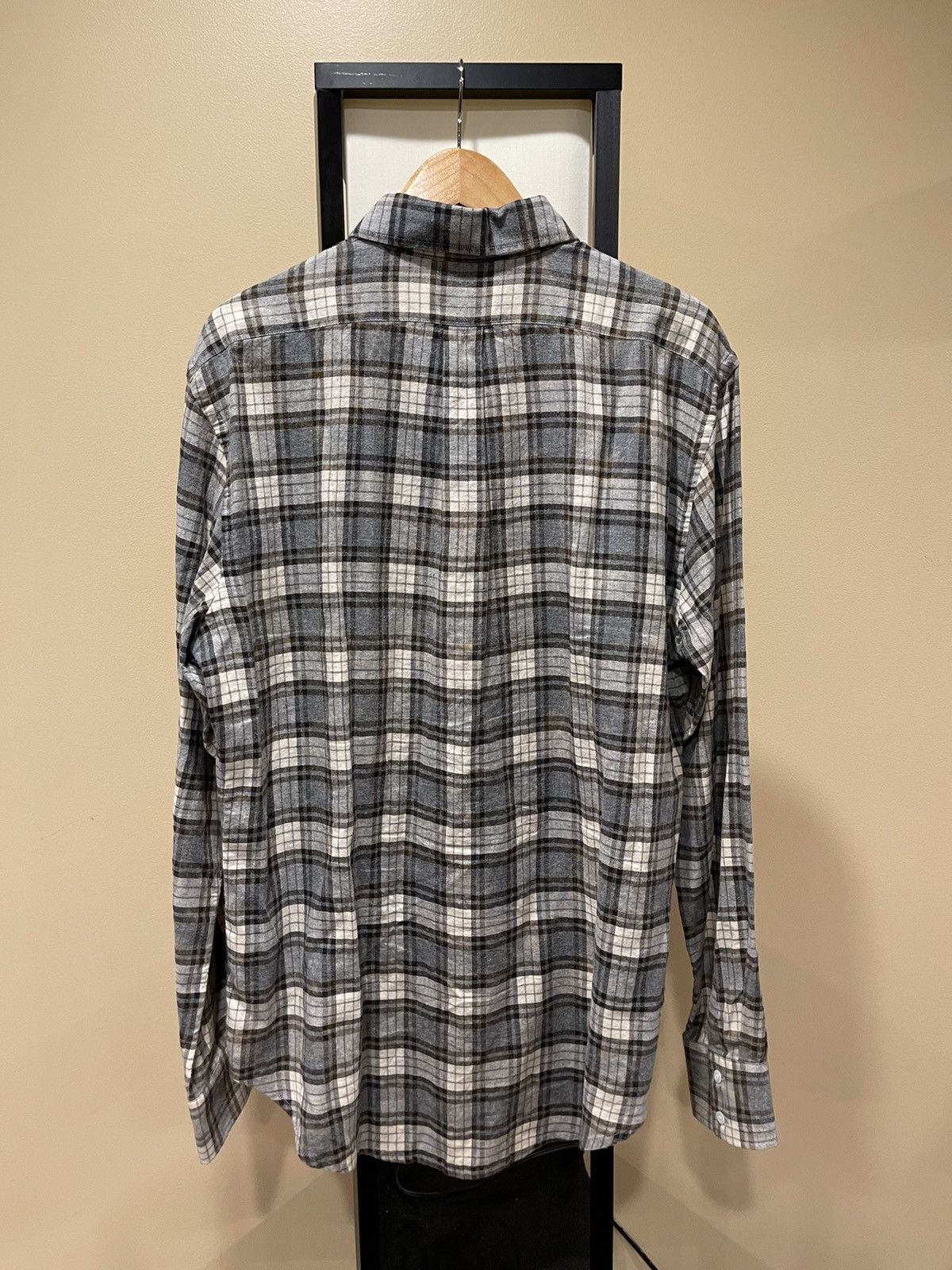 Faith Connexion Faith Connexion Fit Check Shirt in Black / White Size US XL / EU 56 / 4 - 2 Thumbnail