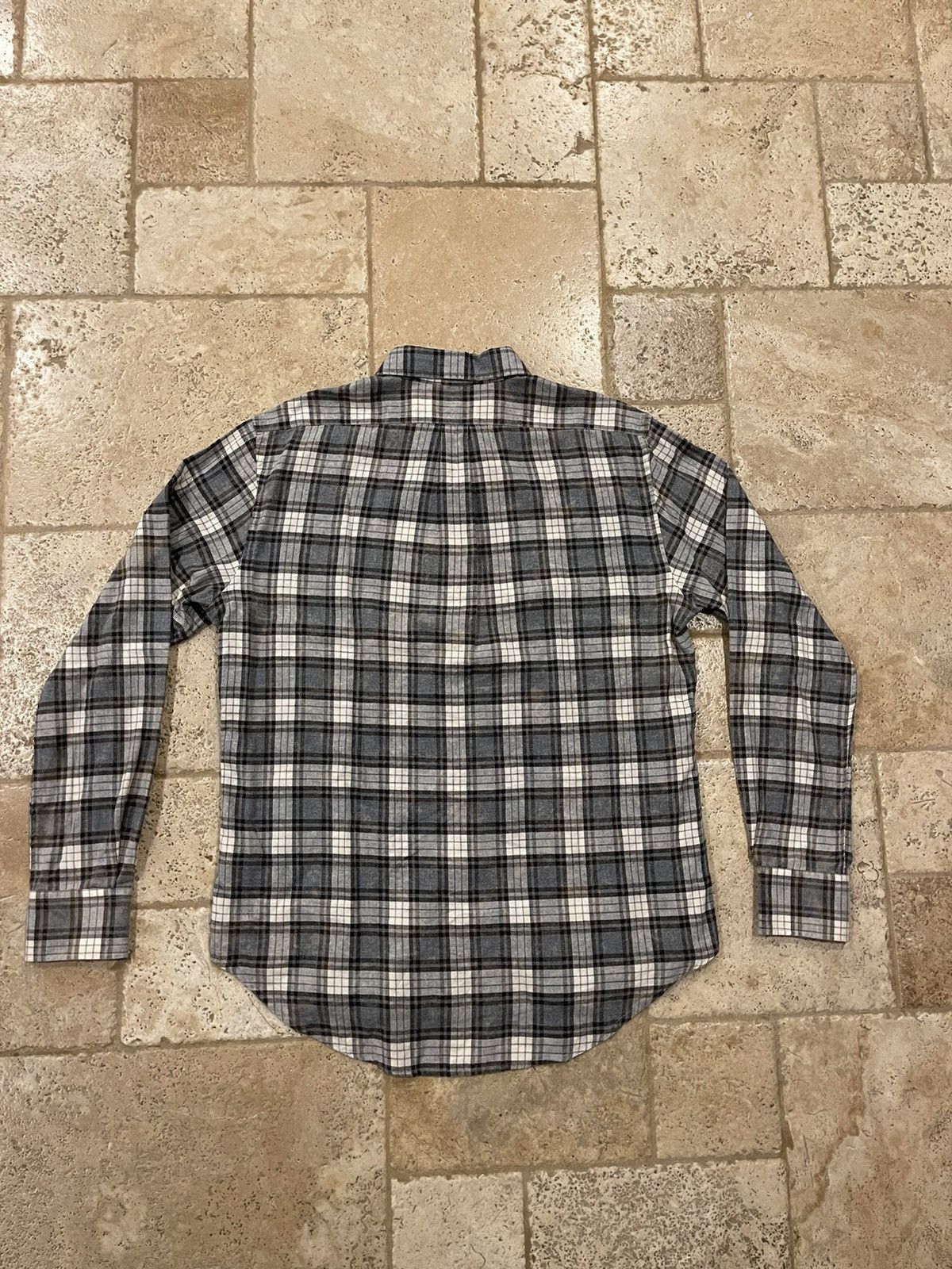 Faith Connexion Faith Connexion Fit Check Shirt in Black / White Size US XL / EU 56 / 4 - 6 Thumbnail
