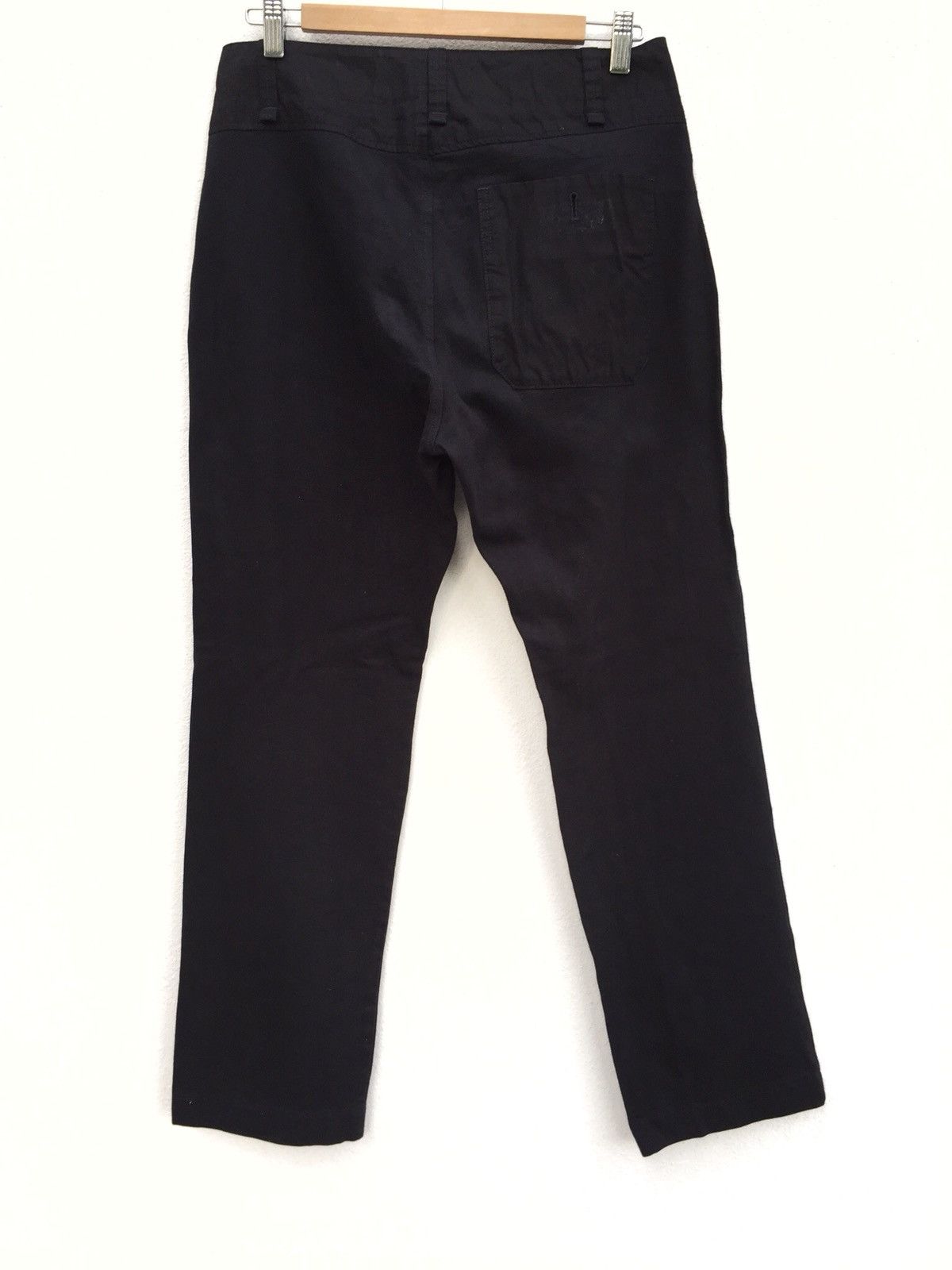 Japanese Brand Made in Japan Curly Black Goth Khakis Pants Size US 32 / EU 48 - 3 Thumbnail