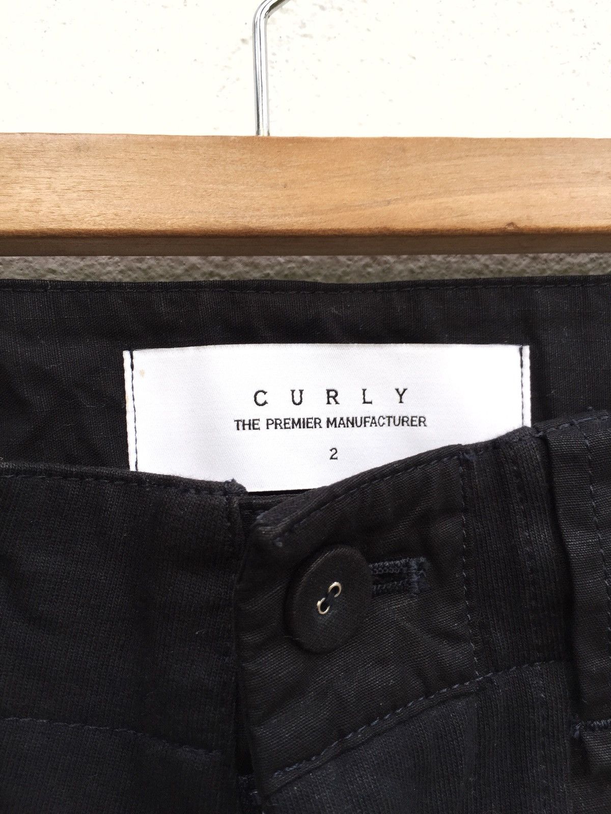 Japanese Brand Made in Japan Curly Black Goth Khakis Pants Size US 32 / EU 48 - 7 Thumbnail