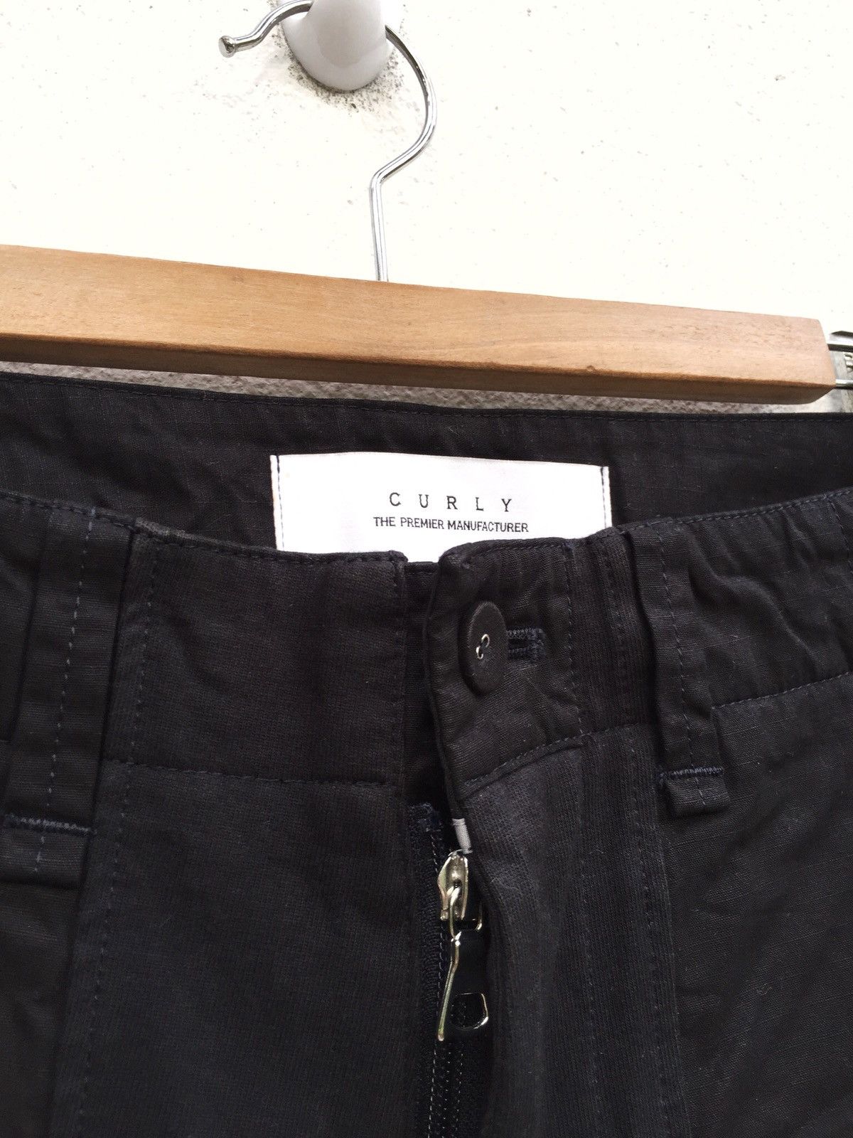 Japanese Brand Made in Japan Curly Black Goth Khakis Pants Size US 32 / EU 48 - 6 Thumbnail