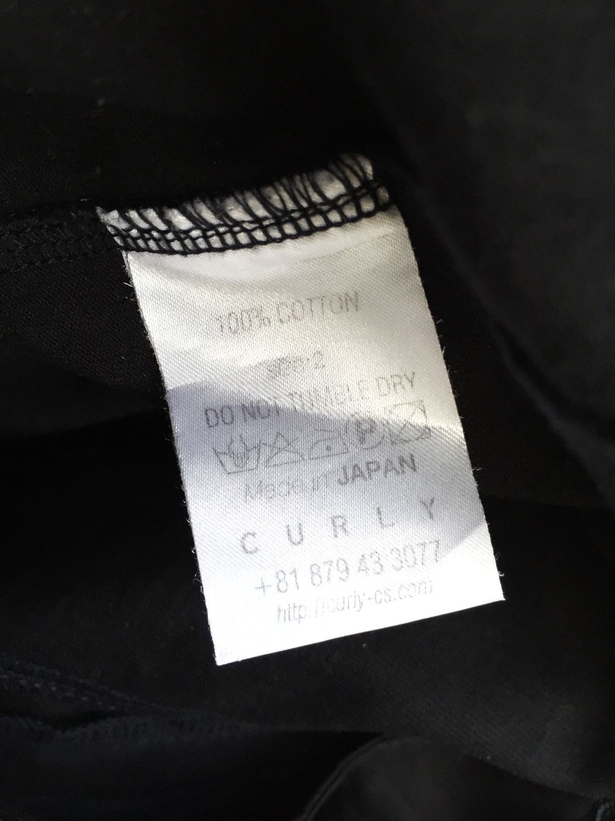 Japanese Brand Made in Japan Curly Black Goth Khakis Pants Size US 32 / EU 48 - 8 Thumbnail