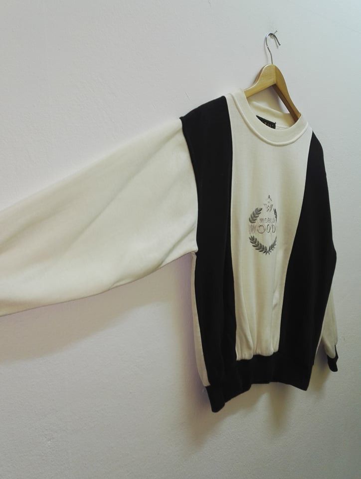 Japanese Brand Vintage World Wood Sweatshirt embroidery LOGO (c28) Size US XL / EU 56 / 4 - 2 Thumbnail