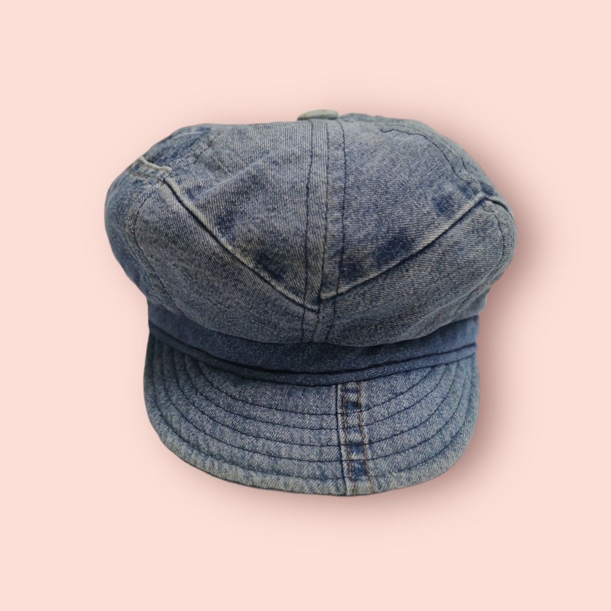 Life After Denim VINTAGE RARE NEW YORK HAT & CAP CO. DENIM NEWSBOY HAT Size ONE SIZE - 6 Thumbnail