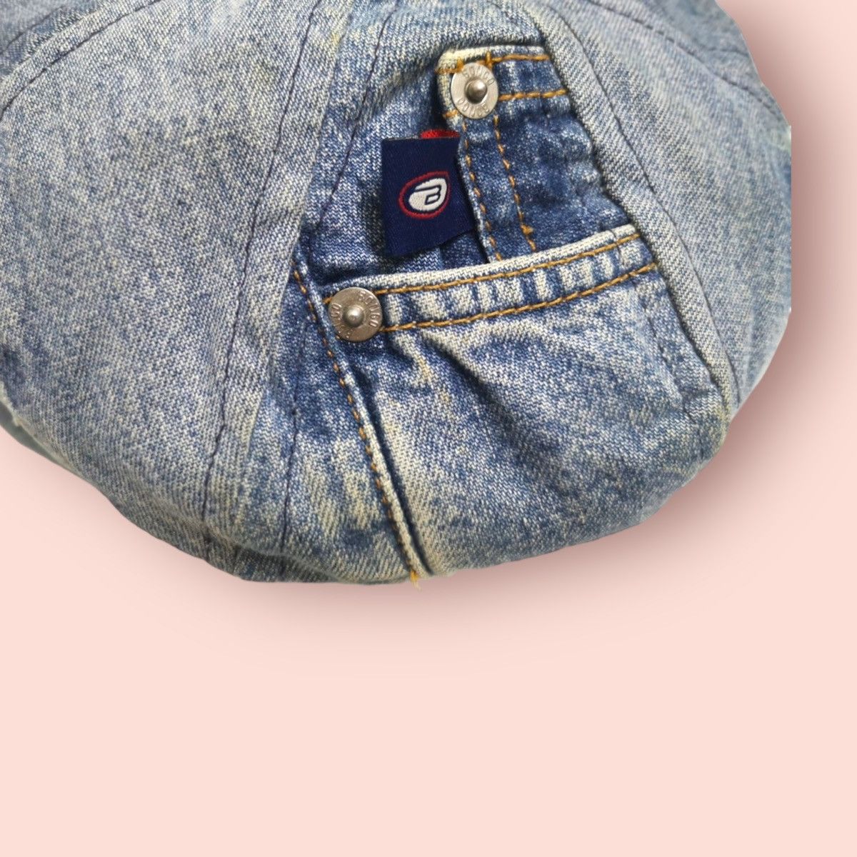 Life After Denim VINTAGE RARE NEW YORK HAT & CAP CO. DENIM NEWSBOY HAT Size ONE SIZE - 4 Thumbnail