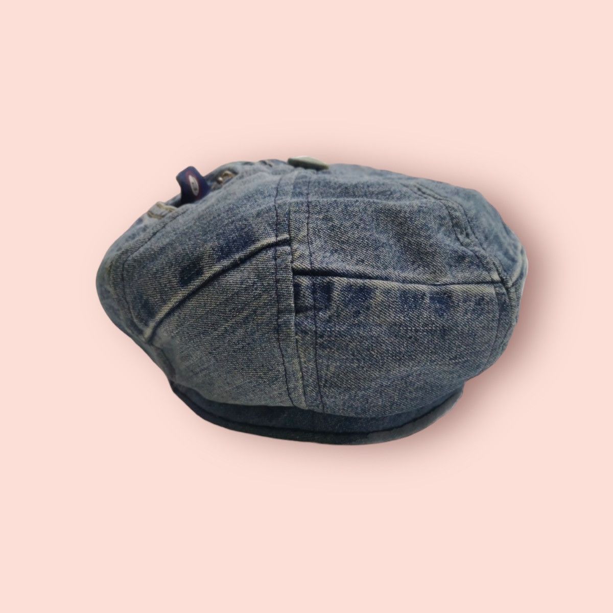 Life After Denim VINTAGE RARE NEW YORK HAT & CAP CO. DENIM NEWSBOY HAT Size ONE SIZE - 8 Thumbnail