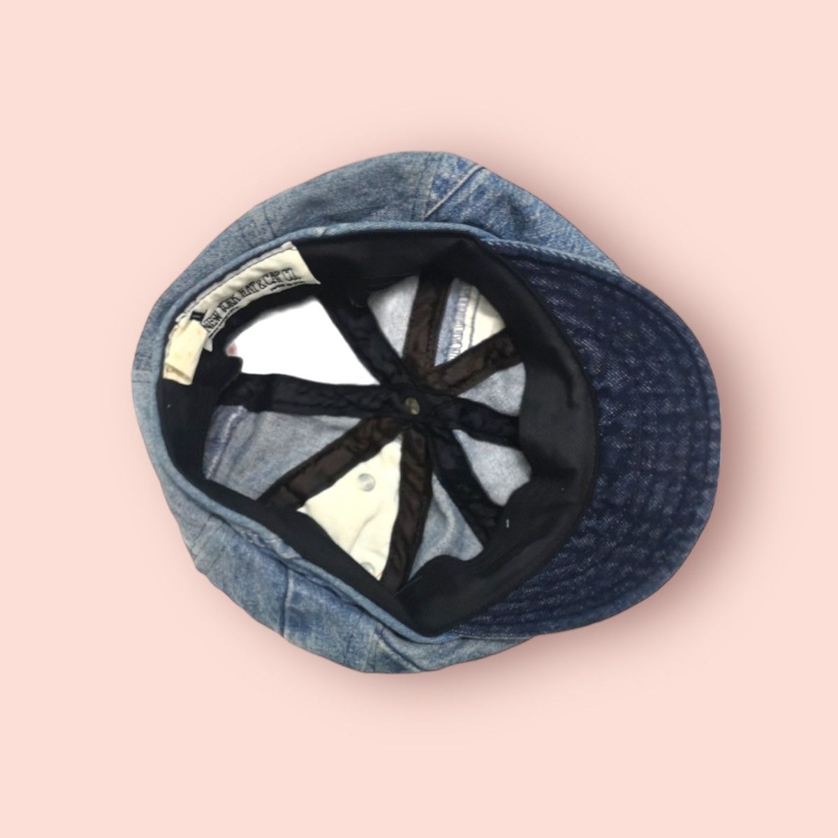 Life After Denim VINTAGE RARE NEW YORK HAT & CAP CO. DENIM NEWSBOY HAT Size ONE SIZE - 10 Thumbnail