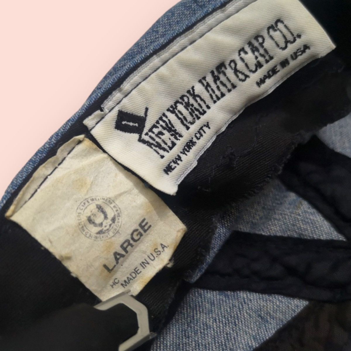 Life After Denim VINTAGE RARE NEW YORK HAT & CAP CO. DENIM NEWSBOY HAT Size ONE SIZE - 12 Thumbnail