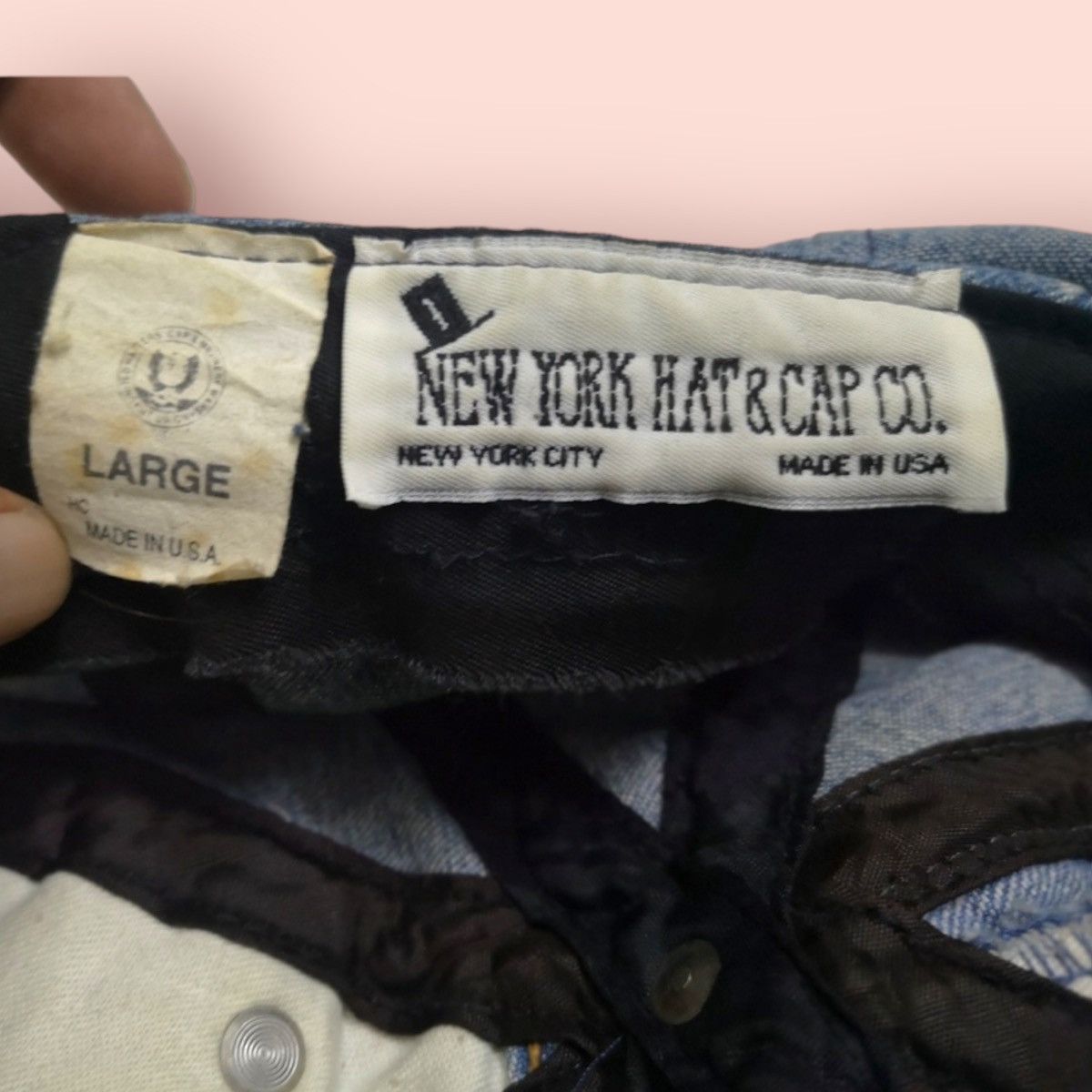 Life After Denim VINTAGE RARE NEW YORK HAT & CAP CO. DENIM NEWSBOY HAT Size ONE SIZE - 13 Thumbnail