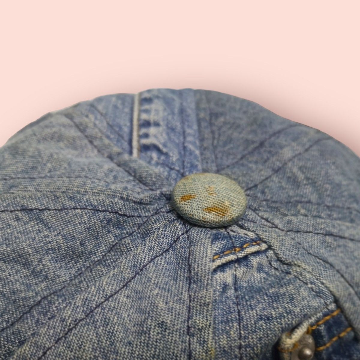 Life After Denim VINTAGE RARE NEW YORK HAT & CAP CO. DENIM NEWSBOY HAT Size ONE SIZE - 14 Thumbnail