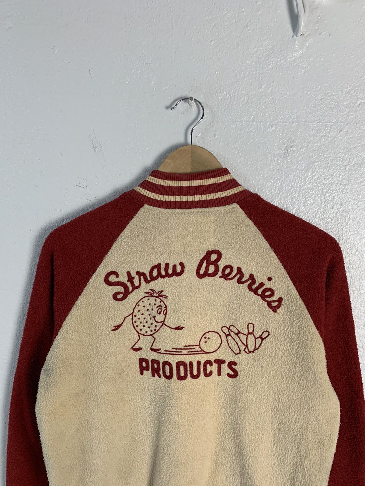 Hysteric Glamour Hysteric Glamour Straw Berries Products Varsity Jacket Size M / US 6-8 / IT 42-44 - 11 Thumbnail