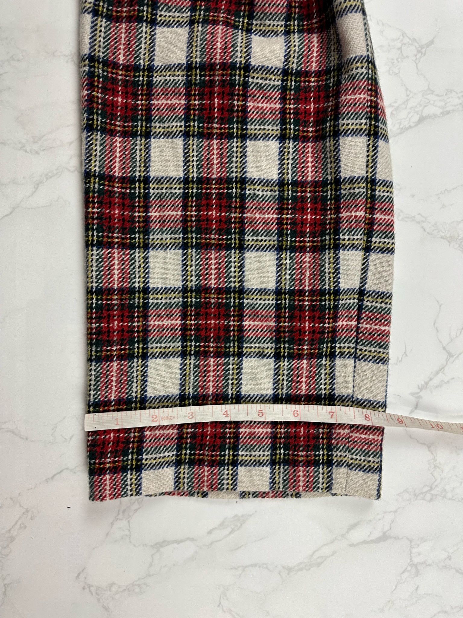 Gucci 🔥75% OFF🔥 [SALE] Gucci Wool Blend Checked Cropped Pants Size US 30 / EU 46 - 6 Thumbnail