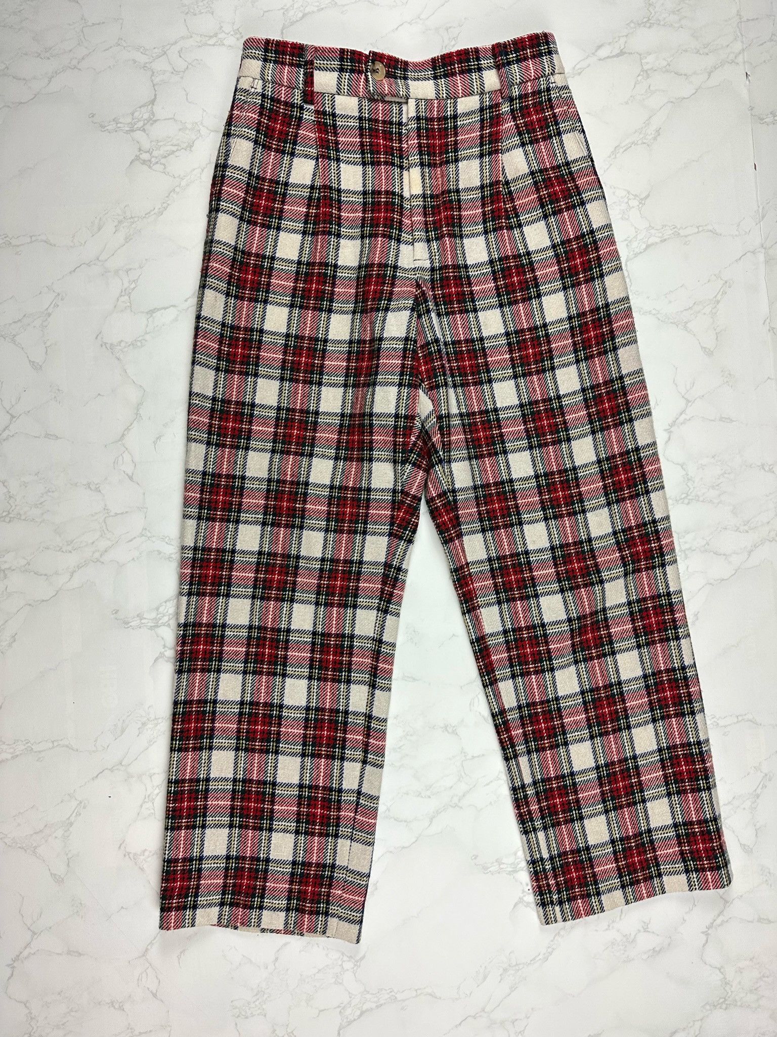 Gucci 🔥75% OFF🔥 [SALE] Gucci Wool Blend Checked Cropped Pants Size US 30 / EU 46 - 7 Thumbnail