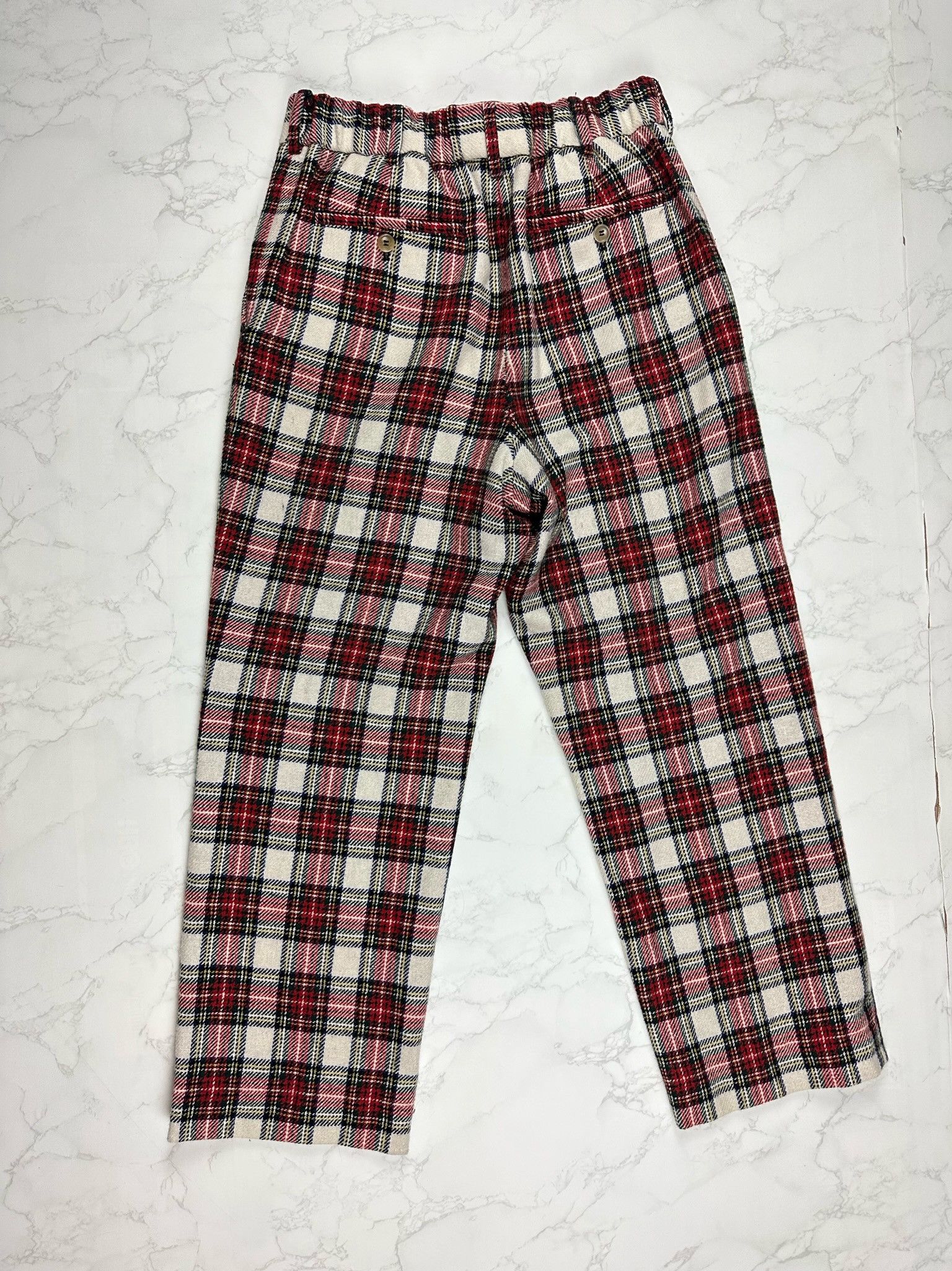 Gucci 🔥75% OFF🔥 [SALE] Gucci Wool Blend Checked Cropped Pants Size US 30 / EU 46 - 14 Thumbnail