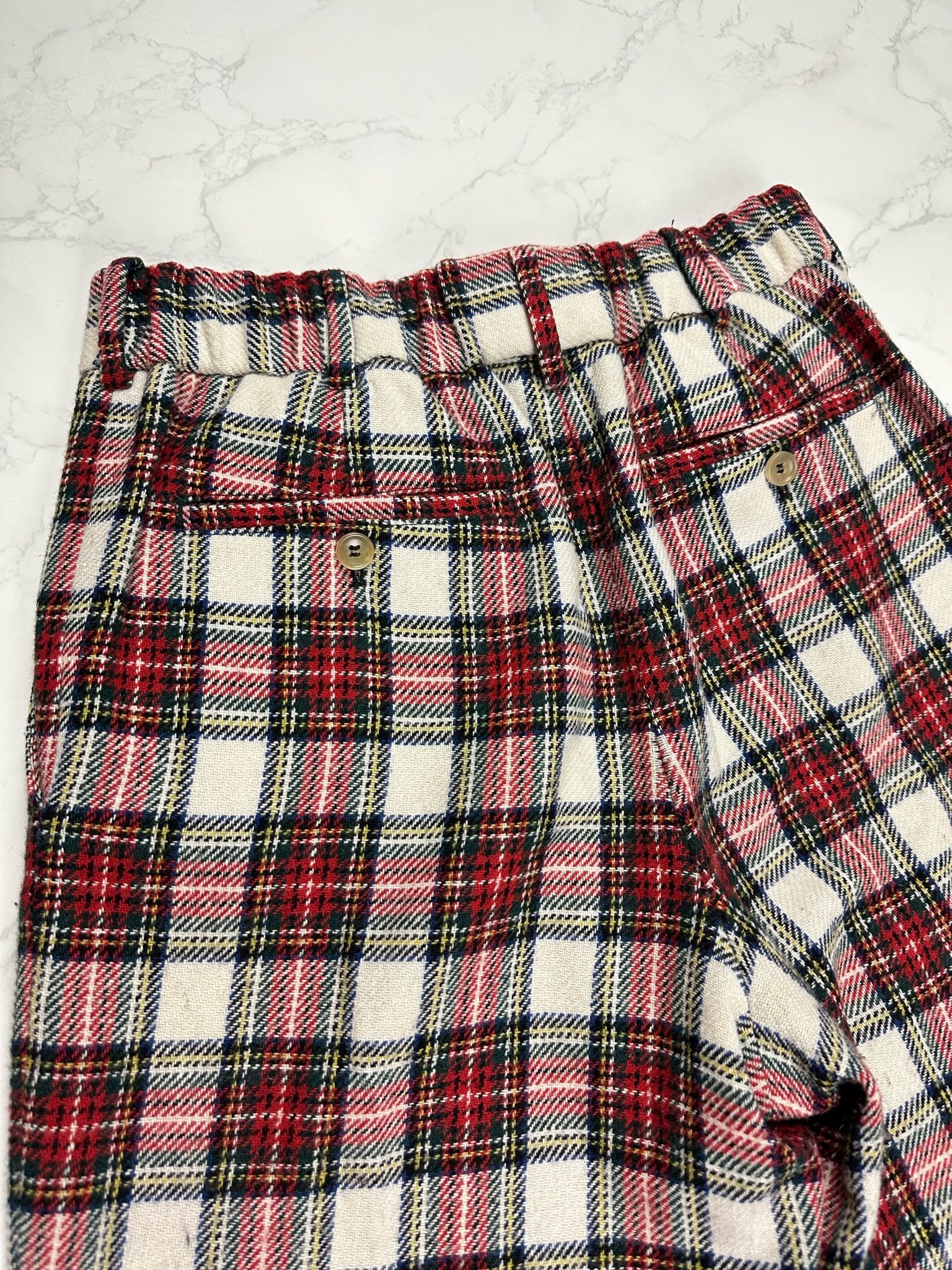 Gucci 🔥75% OFF🔥 [SALE] Gucci Wool Blend Checked Cropped Pants Size US 30 / EU 46 - 15 Thumbnail