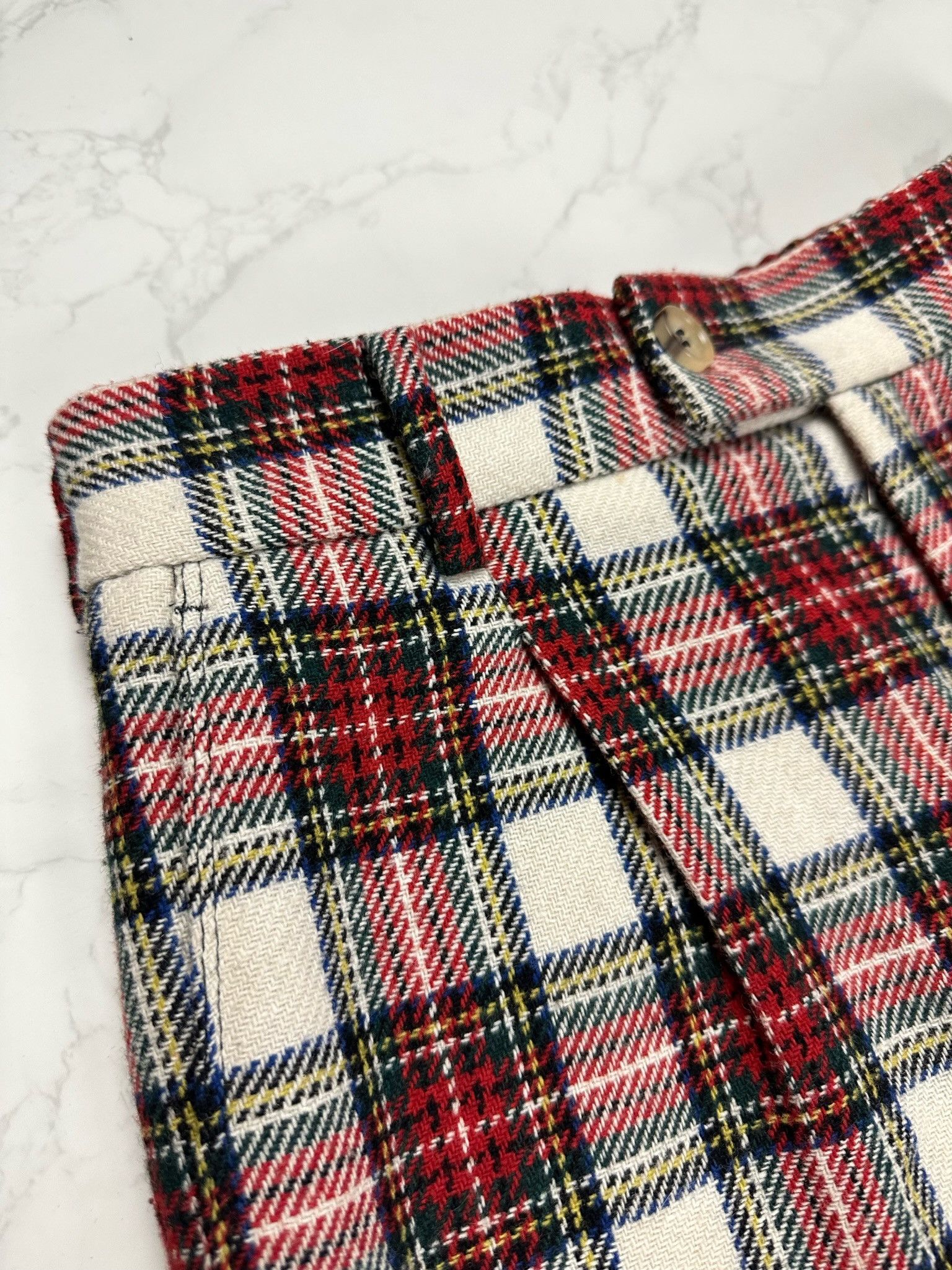 Gucci 🔥75% OFF🔥 [SALE] Gucci Wool Blend Checked Cropped Pants Size US 30 / EU 46 - 9 Thumbnail