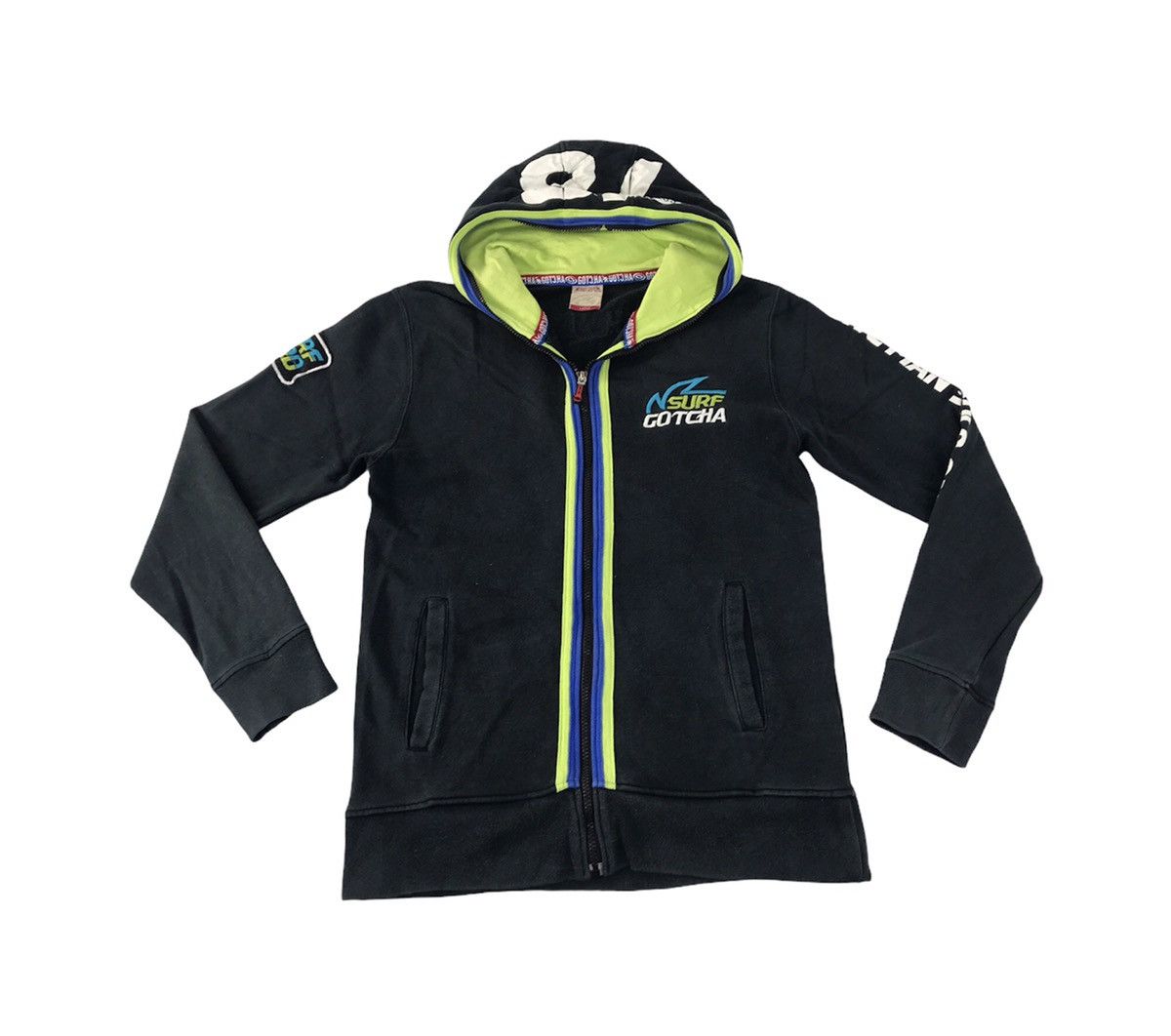 Gotcha Gotcha Surf Ride Waves California Hoodies Big Logo Sidetape Size US M / EU 48-50 / 2 - 2 Thumbnail