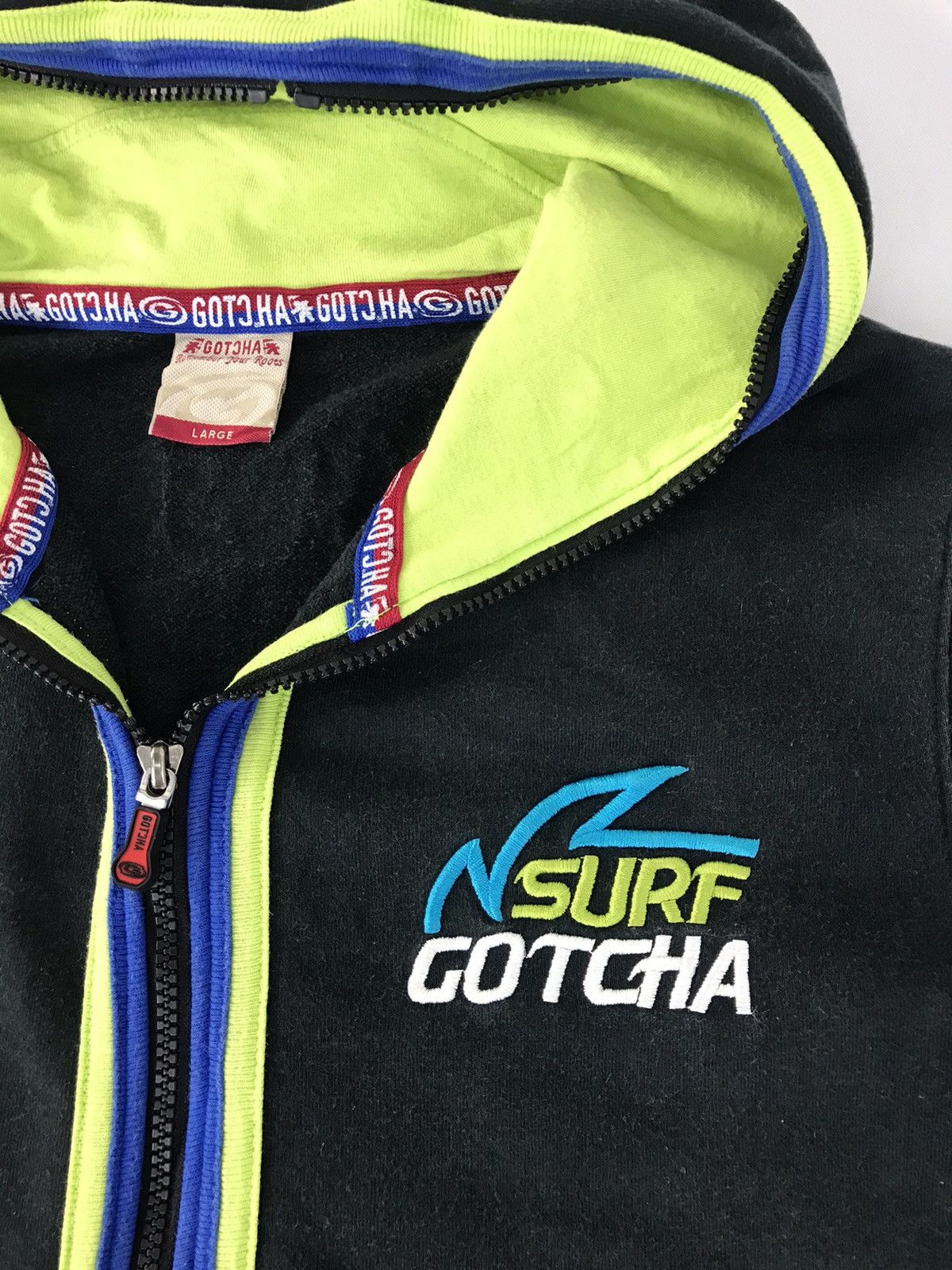 Gotcha Gotcha Surf Ride Waves California Hoodies Big Logo Sidetape Size US M / EU 48-50 / 2 - 3 Thumbnail