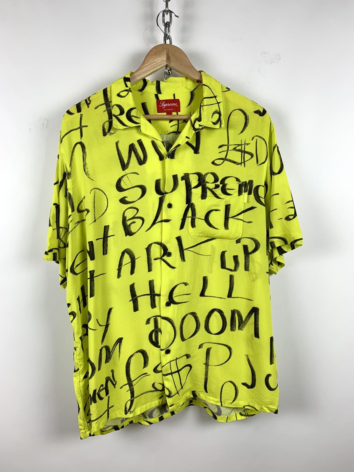 Supreme Supreme Blow Back kiss rayon shirt | Grailed