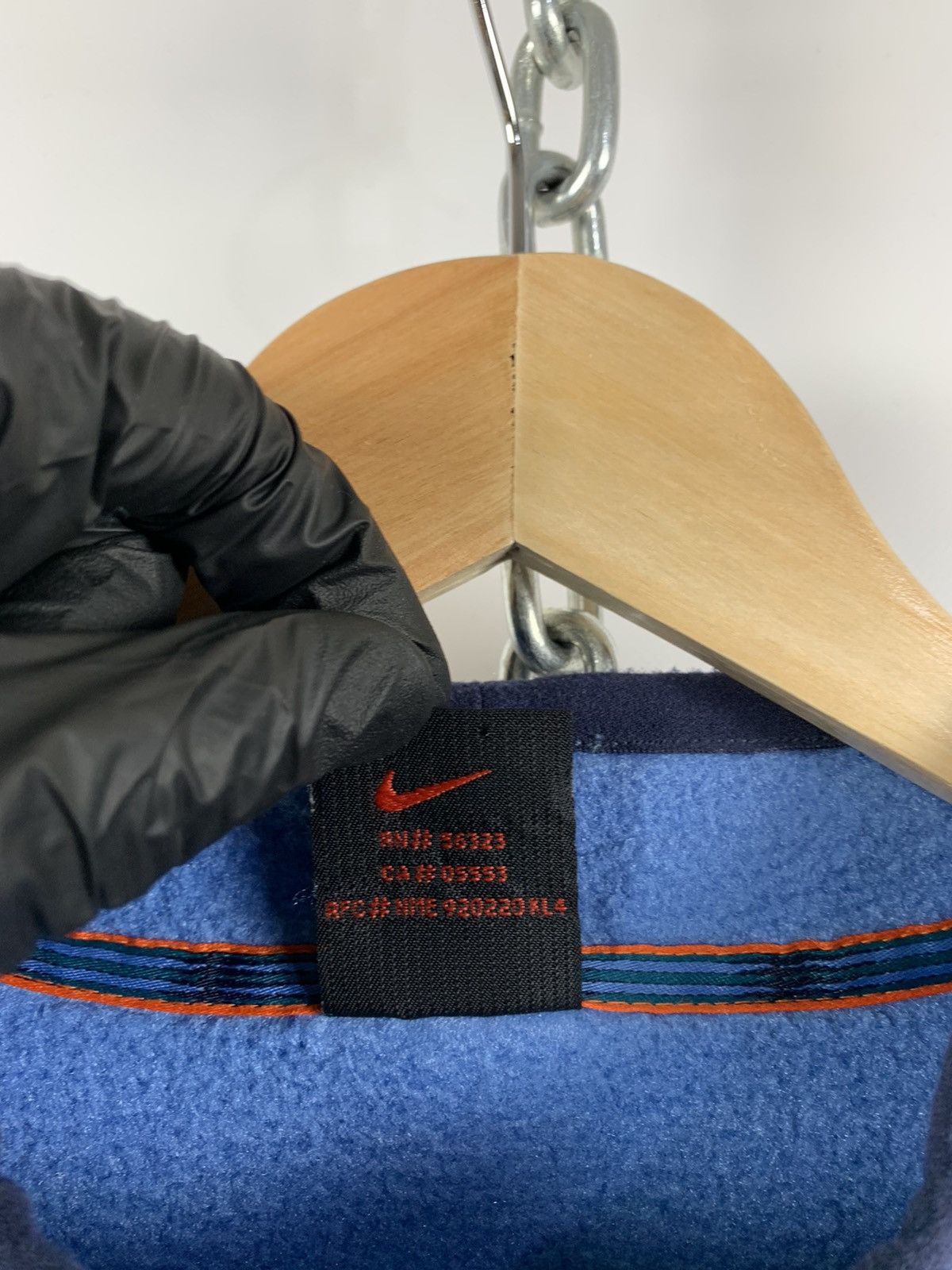 Nike 90s Vintage Nike Center Swoosh Fleece Electric Sweatshirt Size US M / EU 48-50 / 2 - 11 Thumbnail