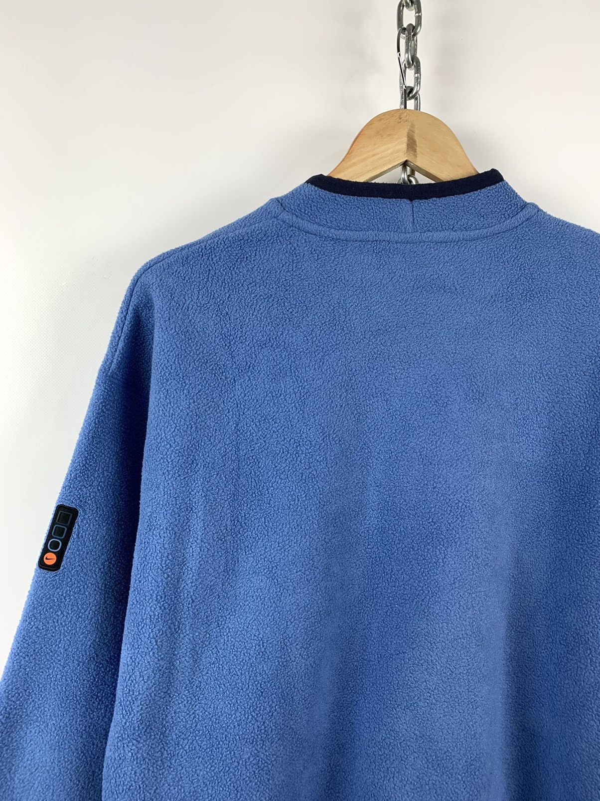 Nike 90s Vintage Nike Center Swoosh Fleece Electric Sweatshirt Size US M / EU 48-50 / 2 - 9 Thumbnail