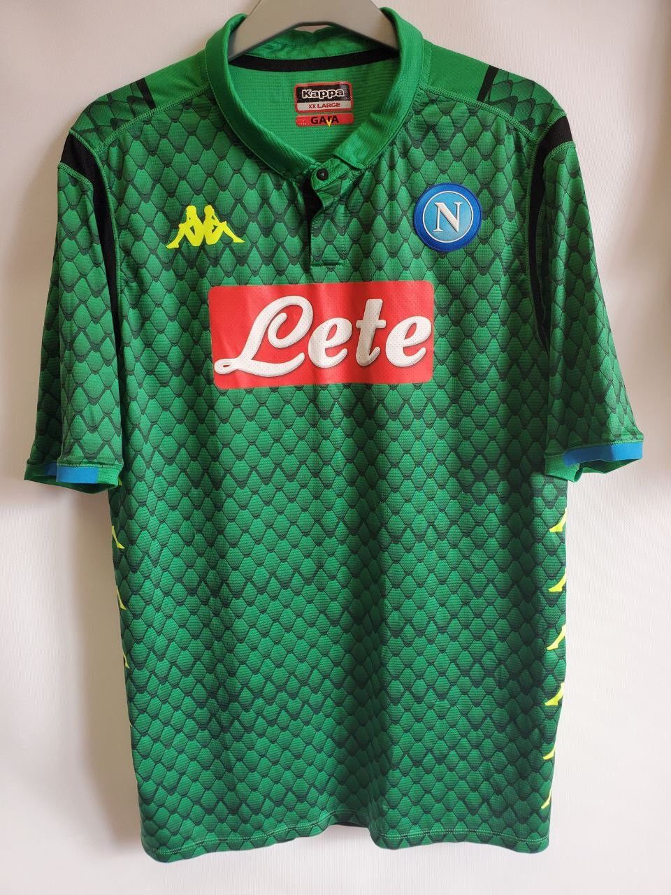 Kappa NAPOLI 2018/19 GOALKEEPER SHIRT SOCCER JERSEY KAPPA XXL Size US XXL / EU 58 / 5 - 1 Thumbnail