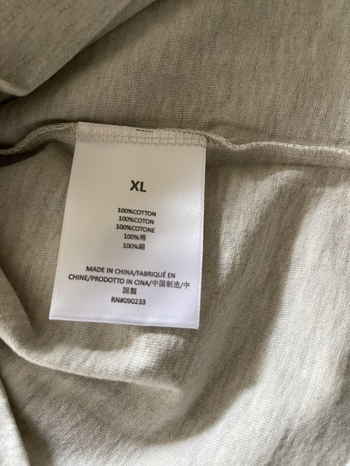FOG × Fear of God × Pacsun FoG - Essentials Fear Of God Light Oatmeal T-Shirt Sz (XL) Size US XL / EU 56 / 4 - 4 Thumbnail