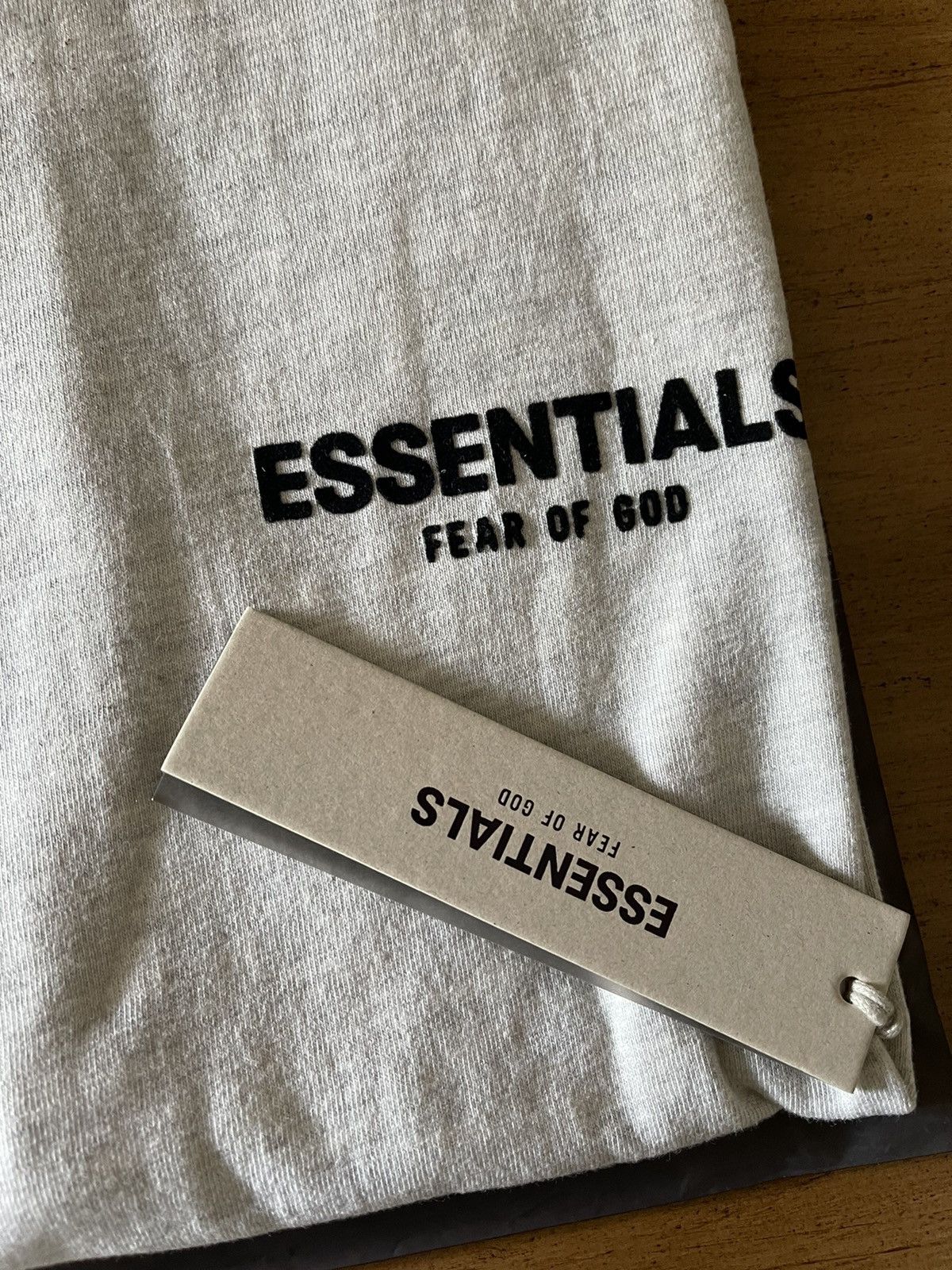 FOG × Fear of God × Pacsun FoG - Essentials Fear Of God Light Oatmeal T-Shirt Sz (XL) Size US XL / EU 56 / 4 - 2 Thumbnail