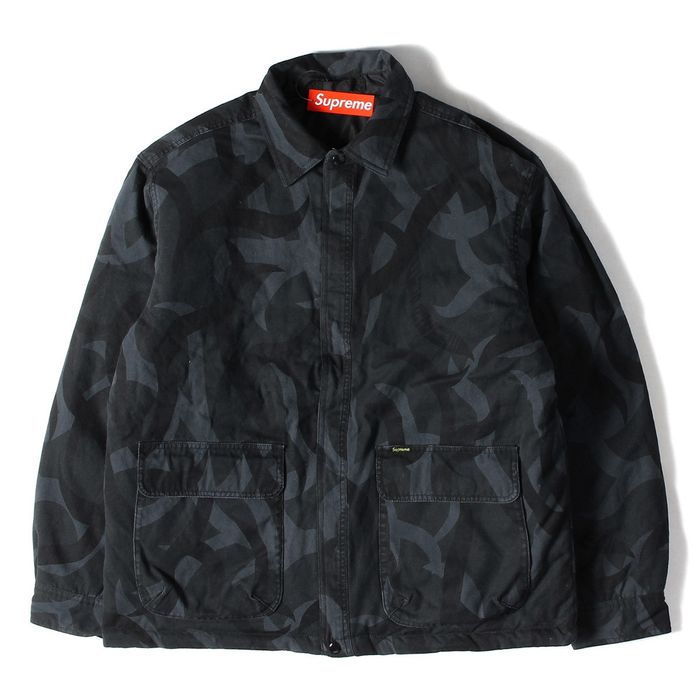 Supreme Supreme Tribal Camo Reversible Puffy work Jacket puffer