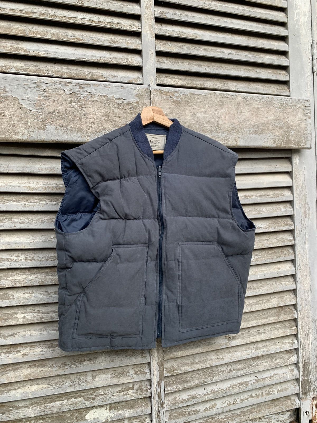 Vintage 🪖Vintage HAPIXON MILITARY STYLE Sleeveless Bomber Jacket Size US M / EU 48-50 / 2 - 3 Thumbnail